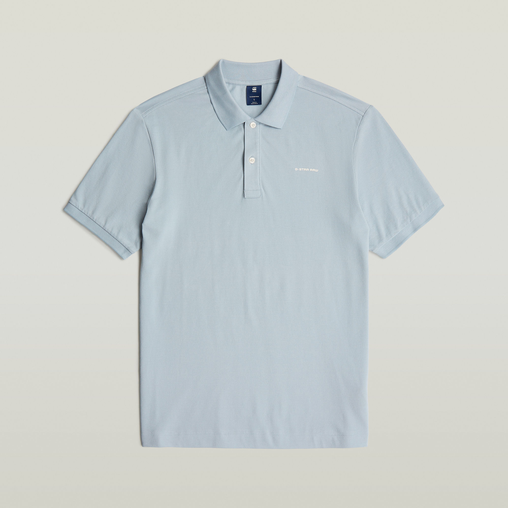 G-Star RAW Oluv Slim Polo Lichtblauw Heren