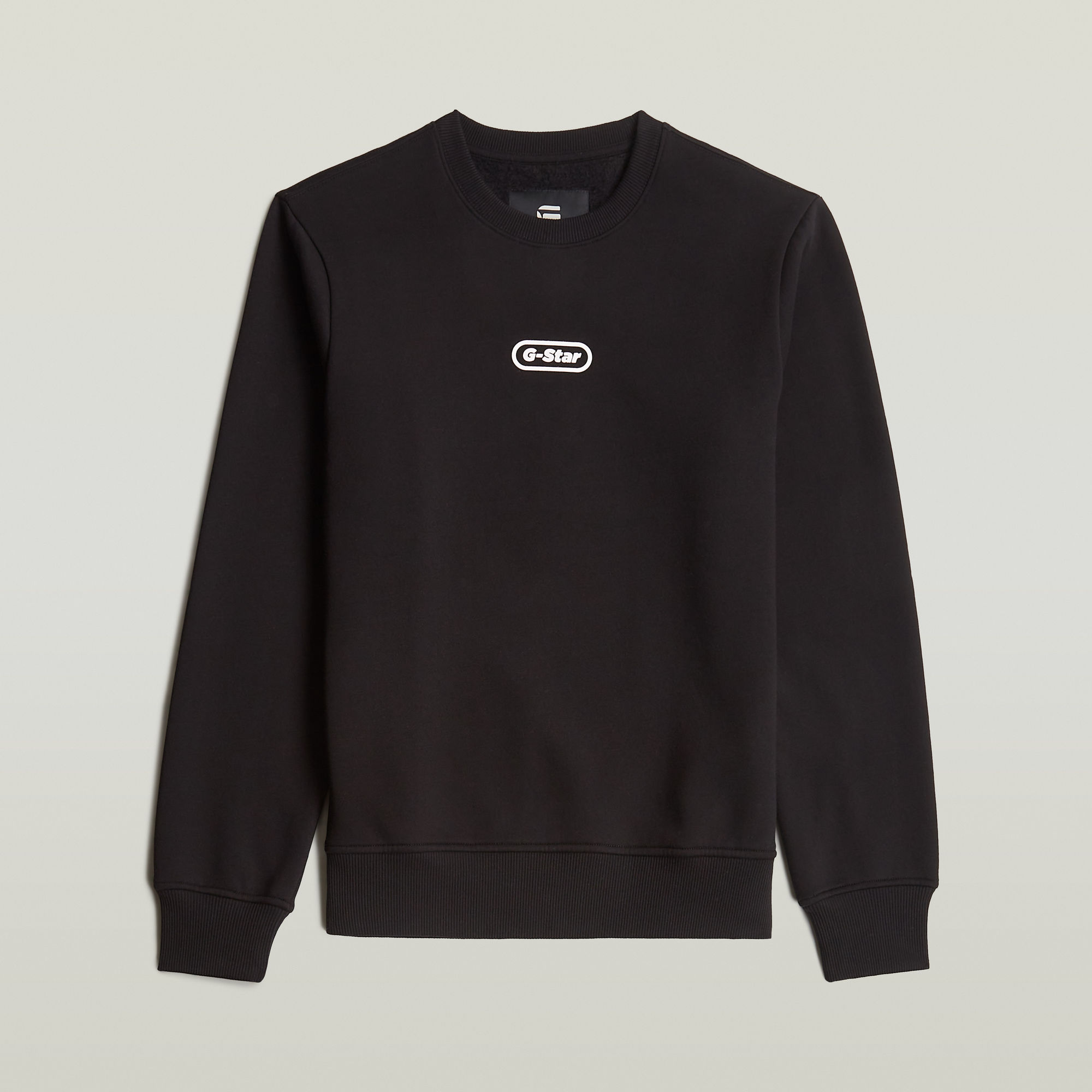 G-Star RAW Center Chest Logo Sweater Zwart Heren