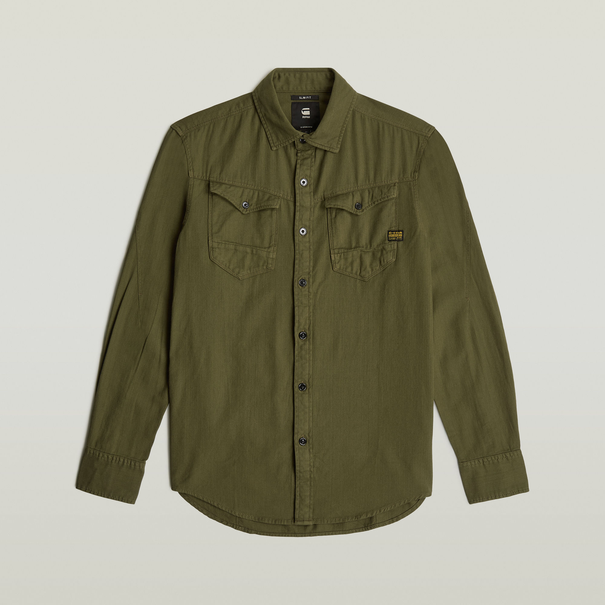 G-Star RAW Arc 3D Slim Shirt Groen Heren