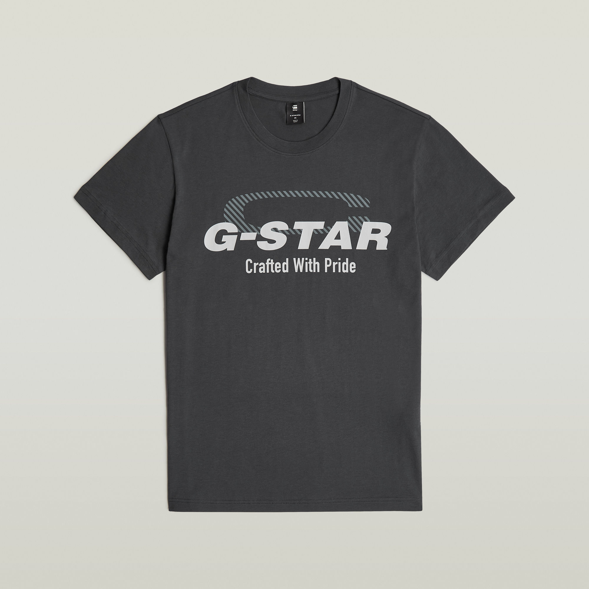 G-Star RAW G-STAR Logo T-Shirt Grijs Heren
