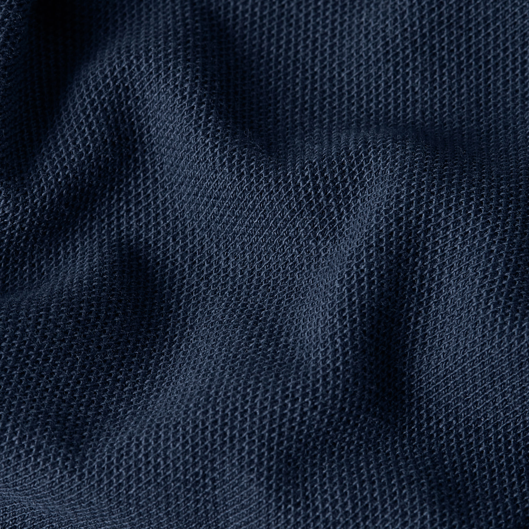 G-Star RAW Chest Logo Striped Polo Donkerblauw Heren