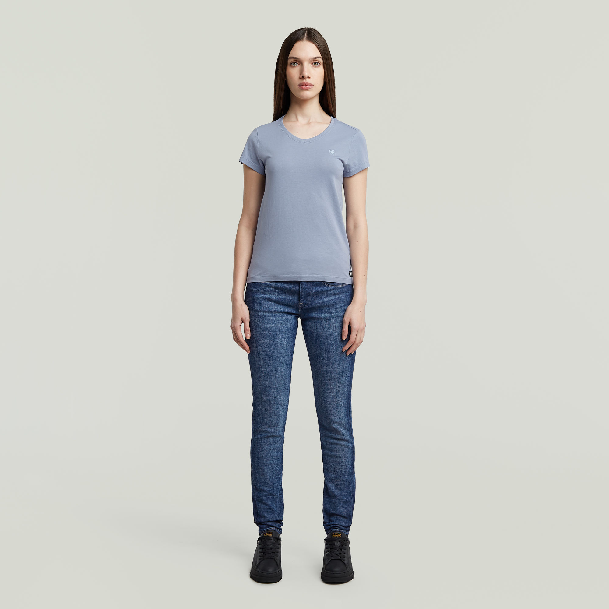 G-Star RAW Eyben Slim Top 2.0 Paars Dames
