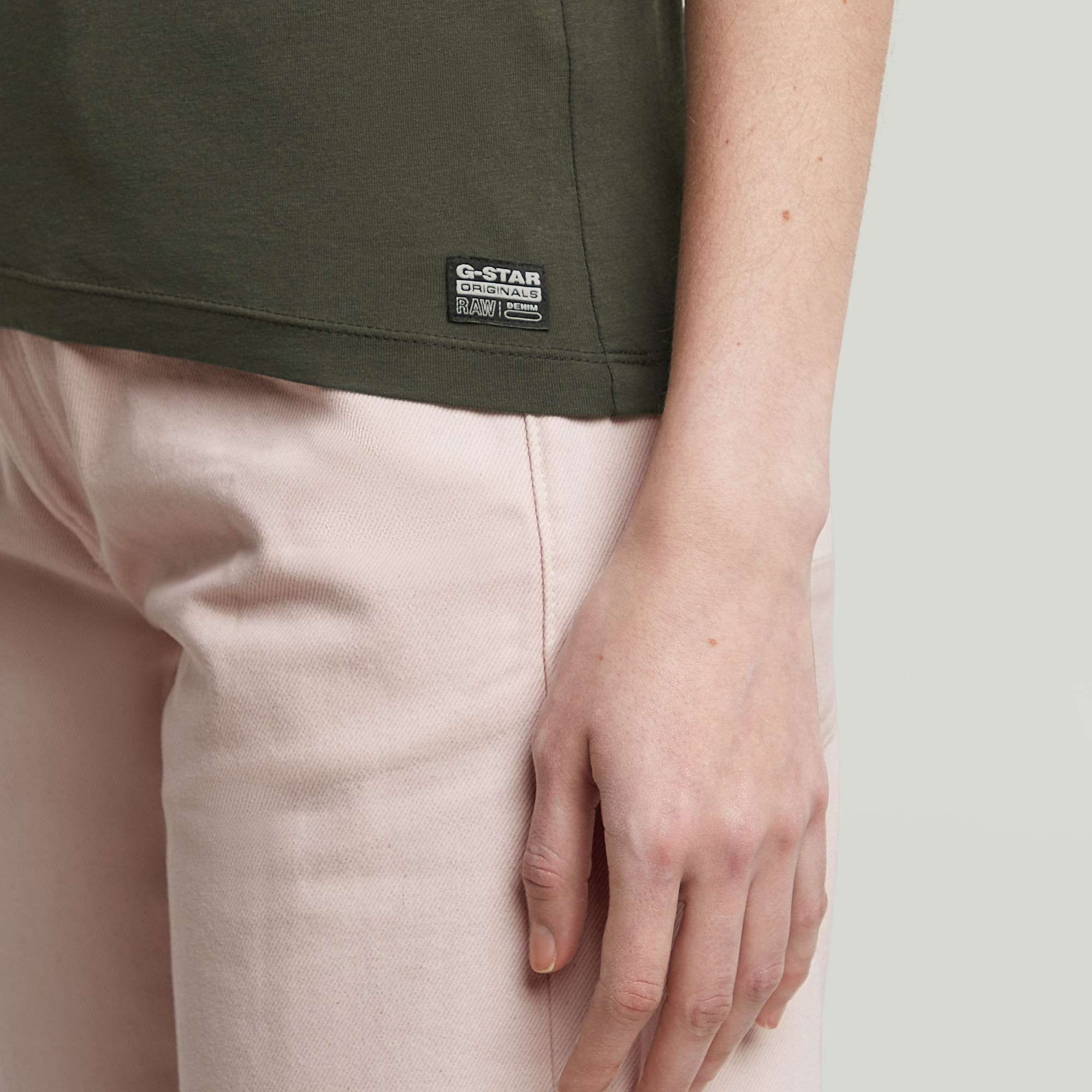 G-Star RAW Eyben Slim Top 2.0 Grijs Dames