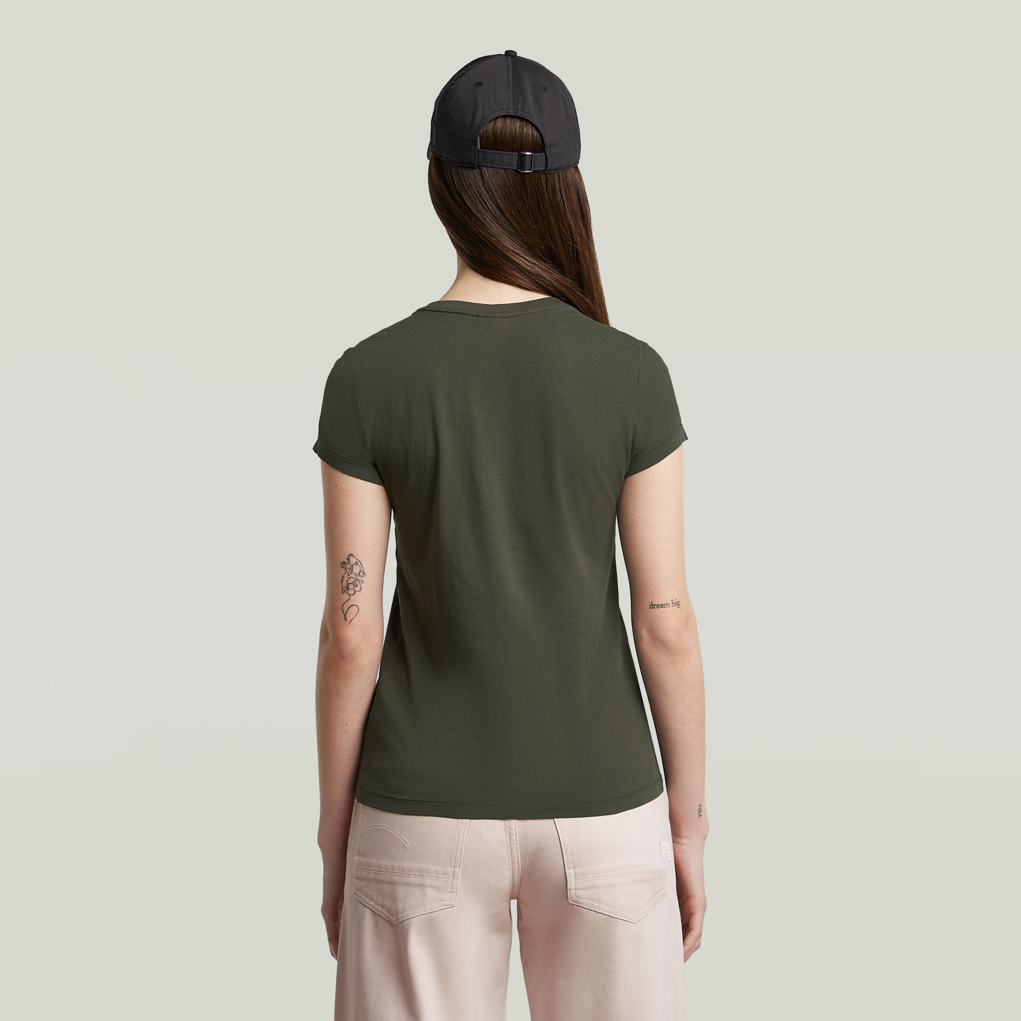 G-Star RAW Eyben Slim Top 2.0 Grijs Dames