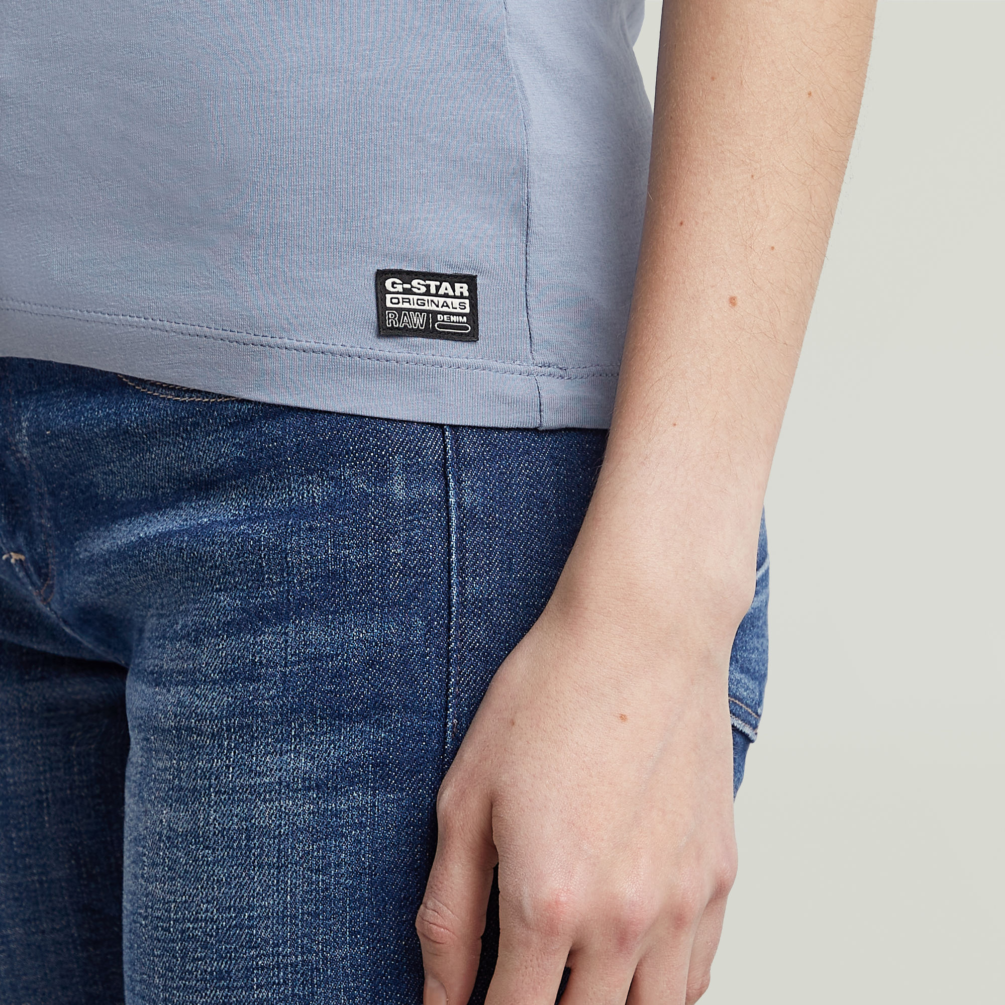 G-Star RAW Eyben Slim Top 2.0 Paars Dames