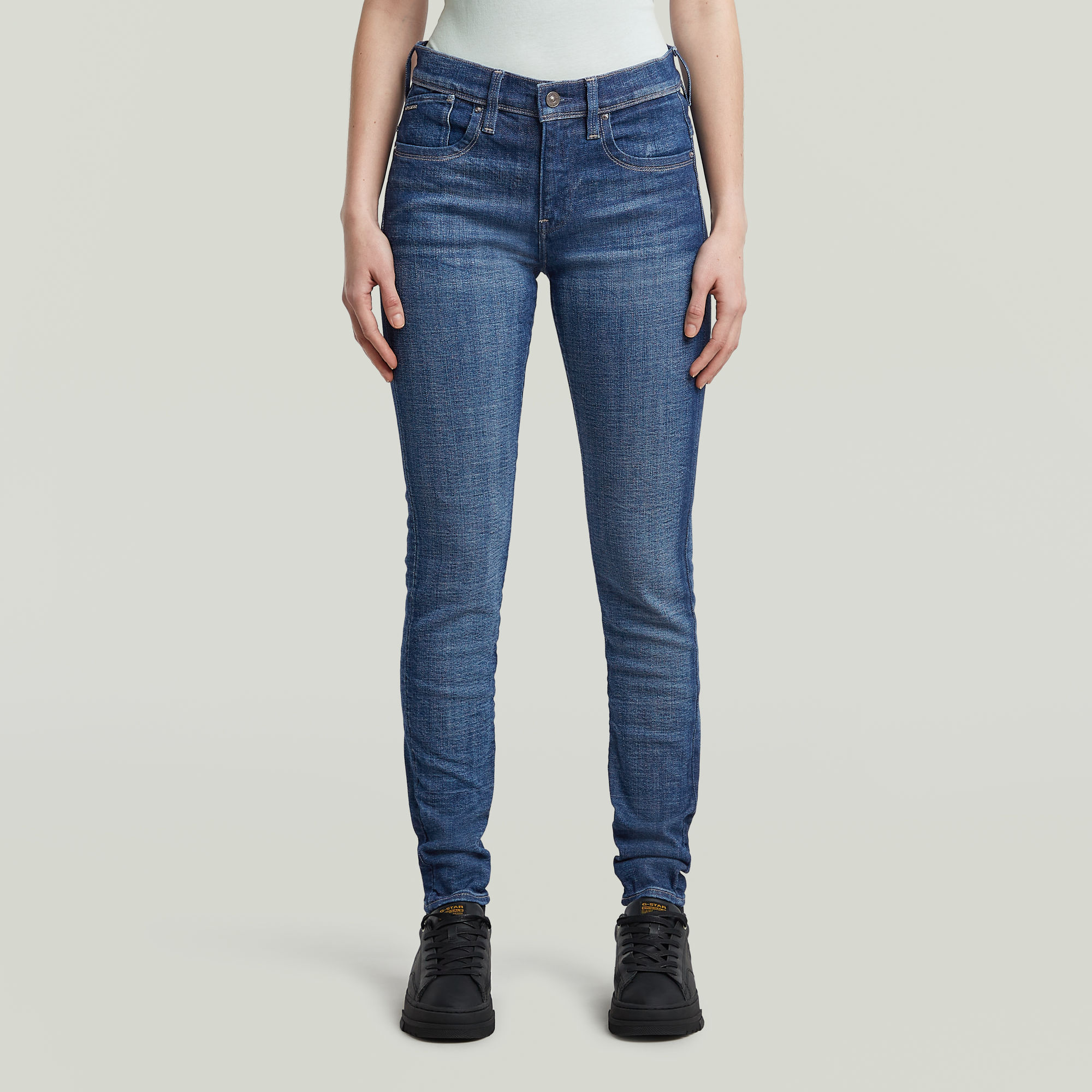 

Lhana Super Skinny Jeans - Medium blue - Women