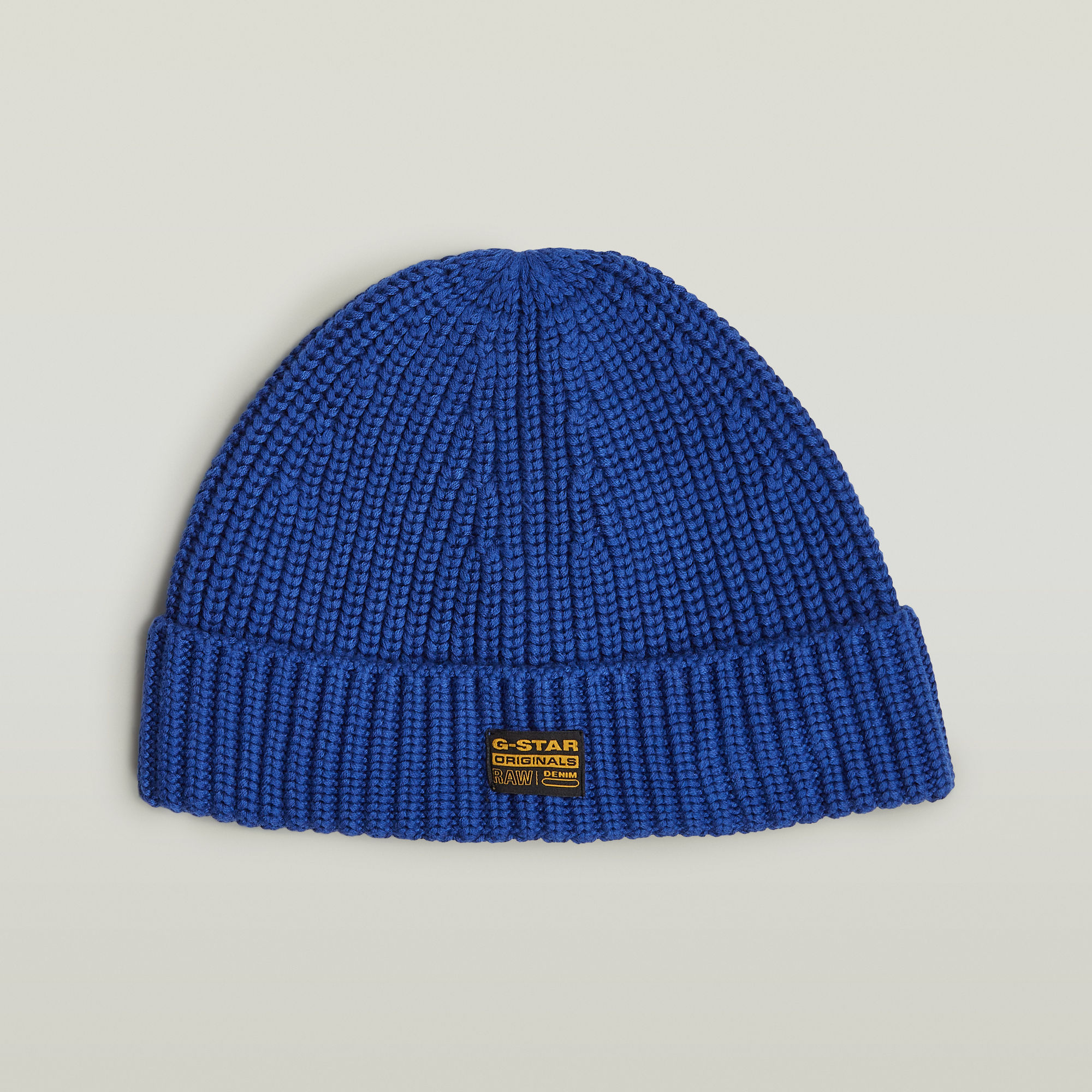 G-Star RAW Originals Fisherman Beanie Midden blauw Heren