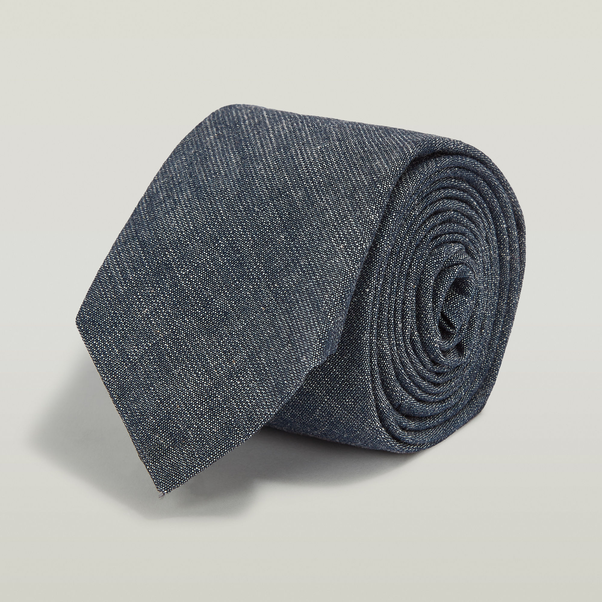G-Star RAW Chambray Stropdas Donkerblauw Heren