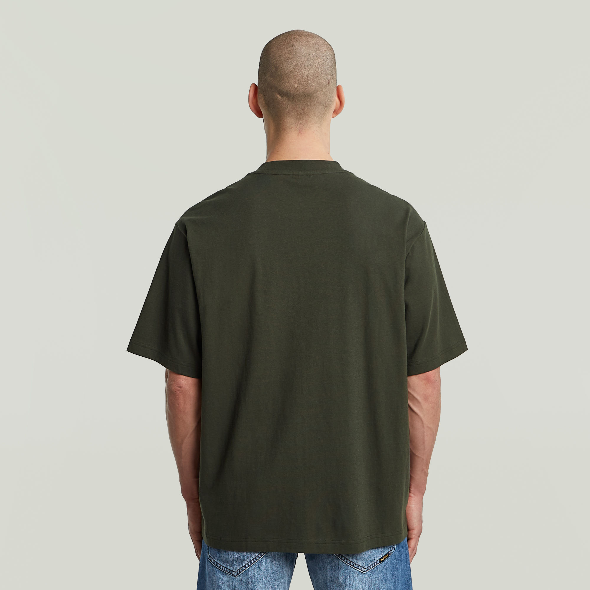 G-Star RAW Boxy Base T-shirt Grijs Heren