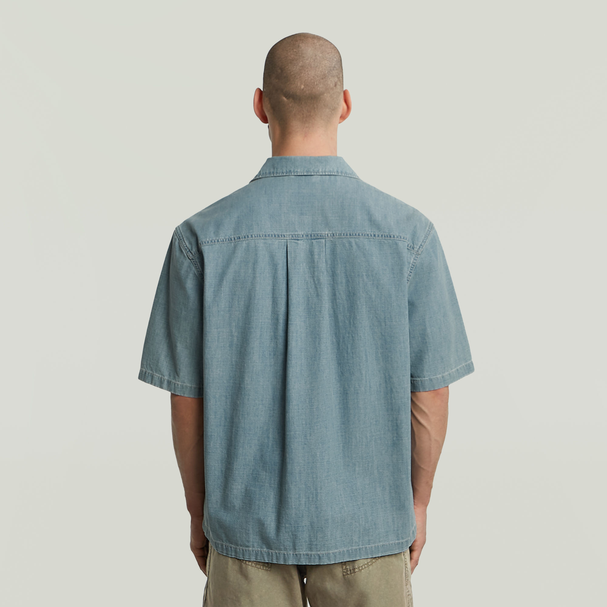 G-Star RAW Track Relaxed Overhemd Lichtblauw Heren