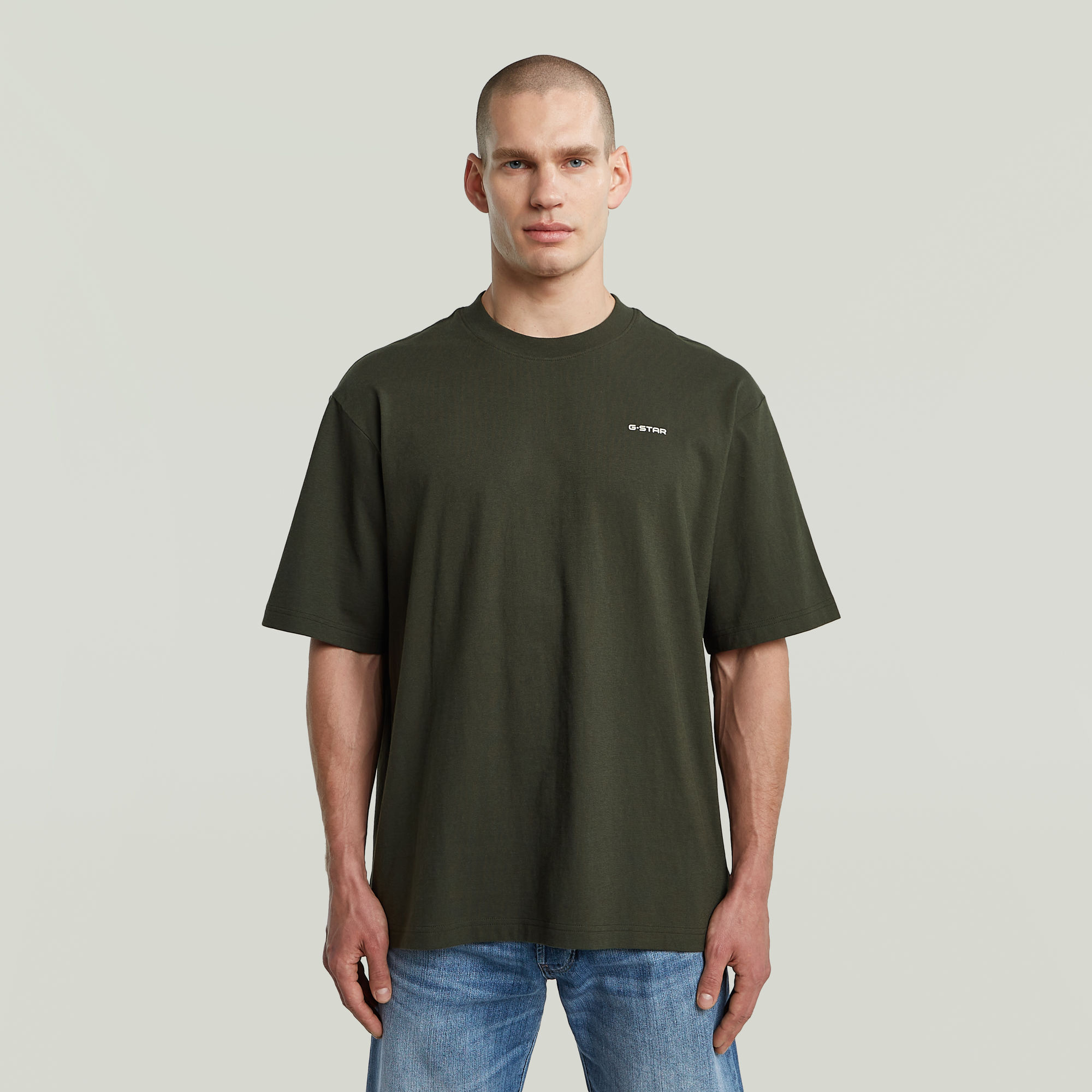 

Boxy Base T-Shirt - Grey - Men