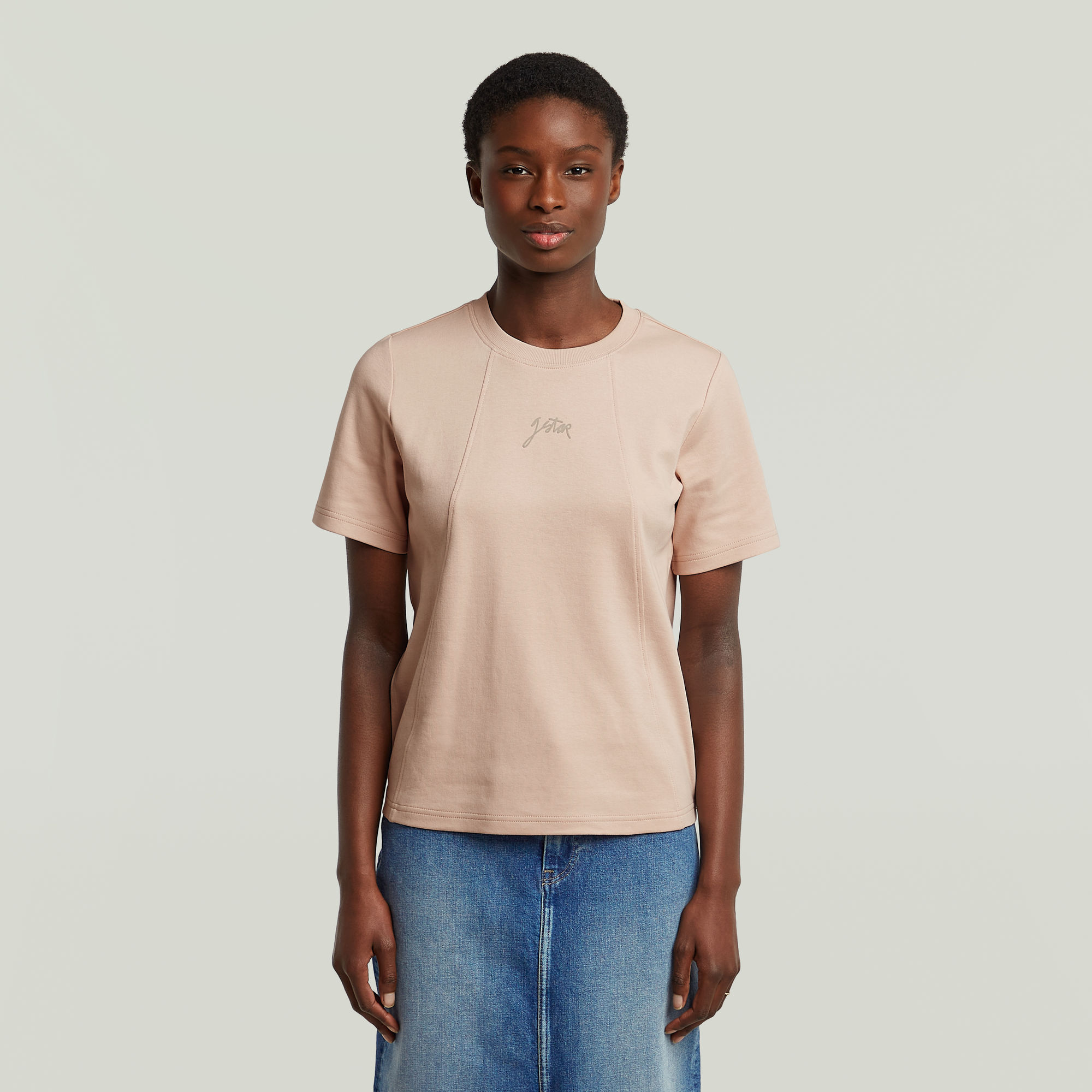 Script T-Shirt - Pink - Damen