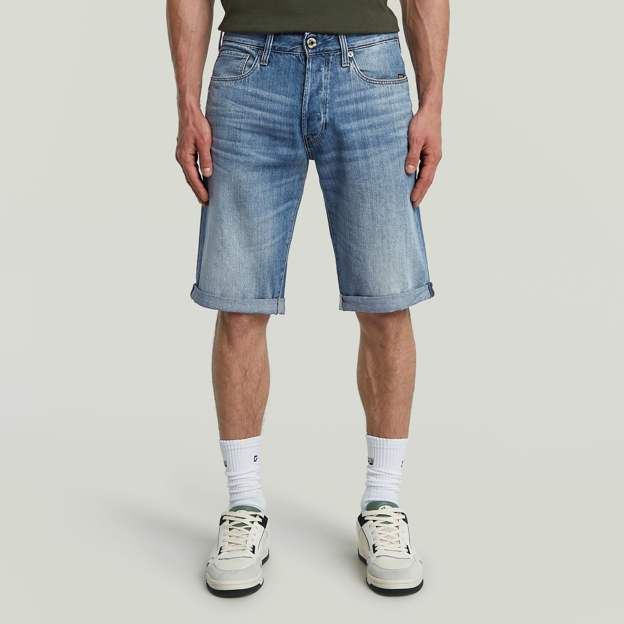 

3301 Denim Shorts - Medium blue - Men