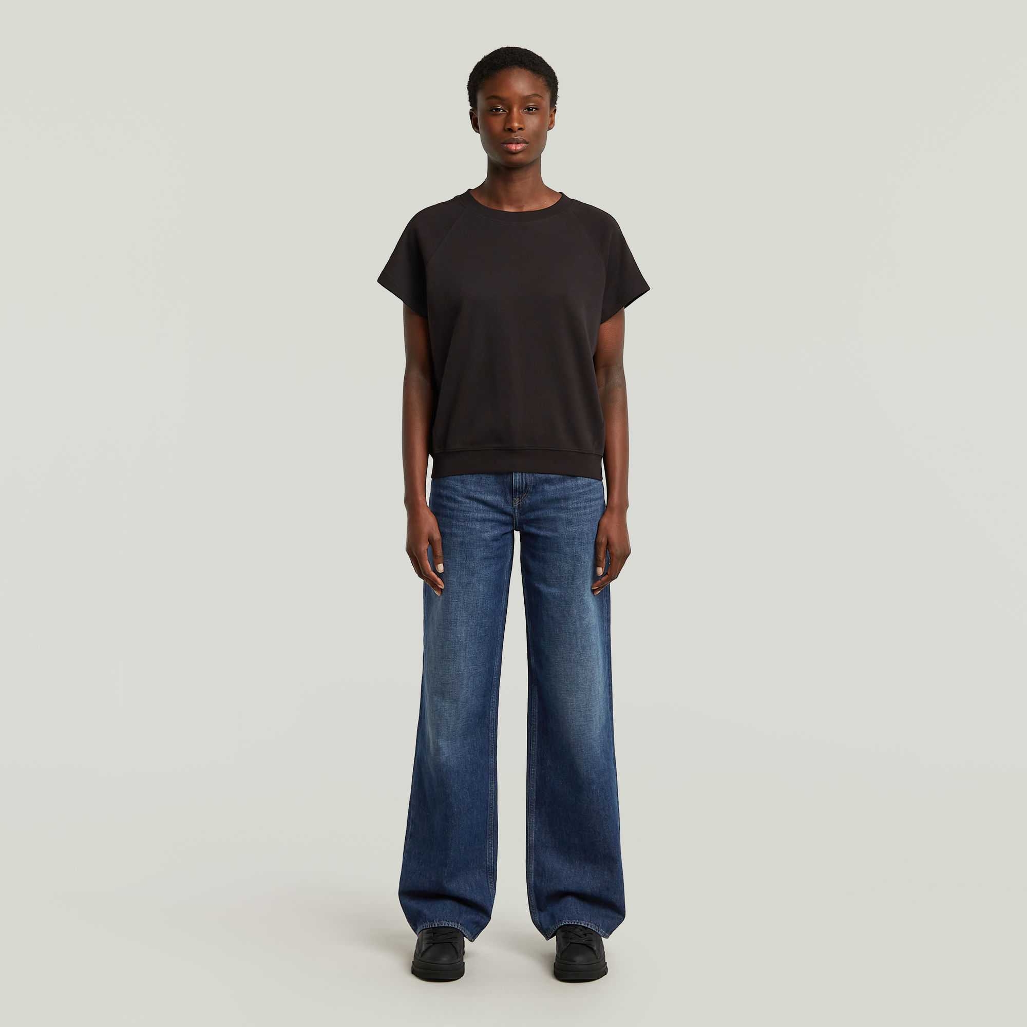 G-Star RAW Raglan T-shirt Zwart Dames