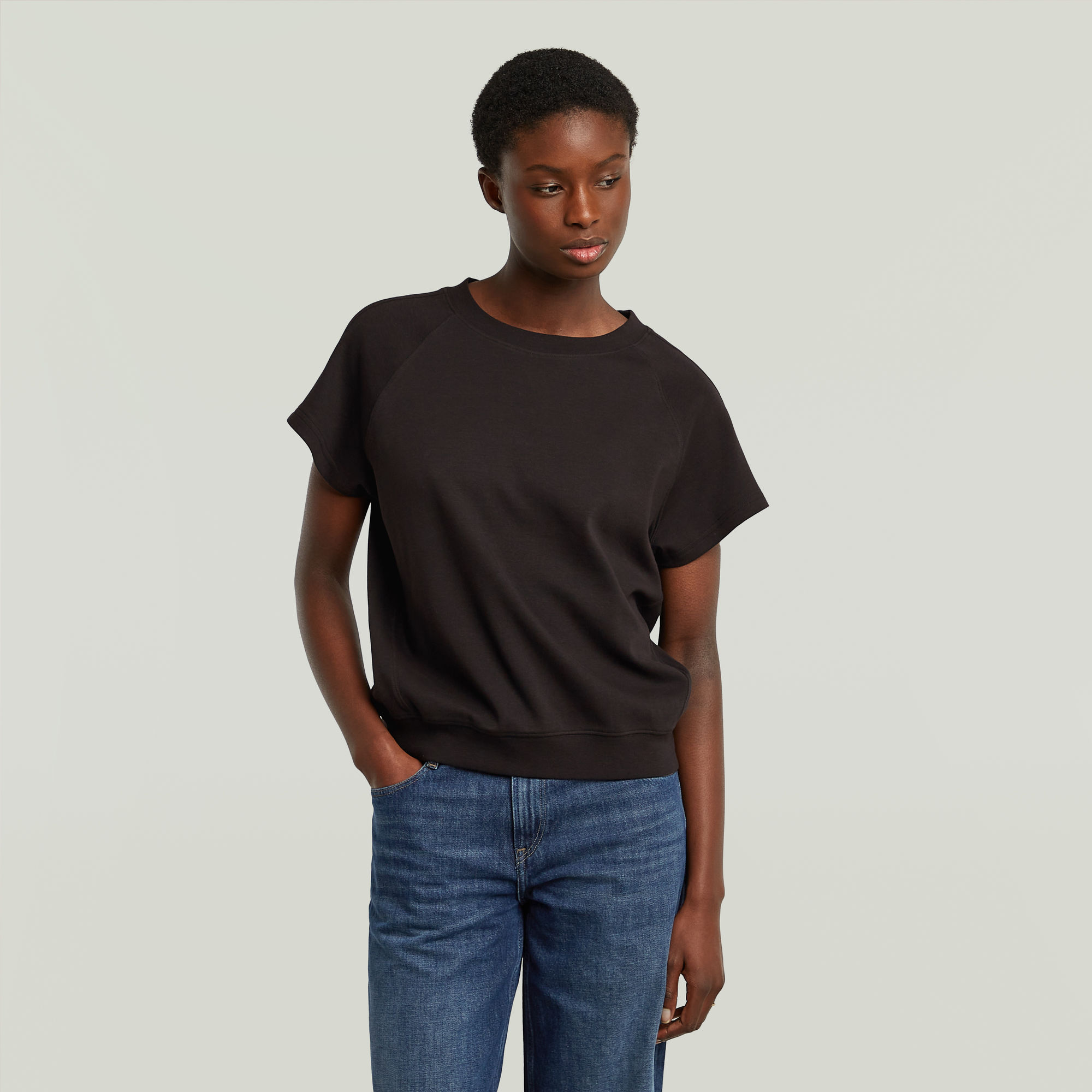G-Star RAW Raglan T-shirt Zwart Dames