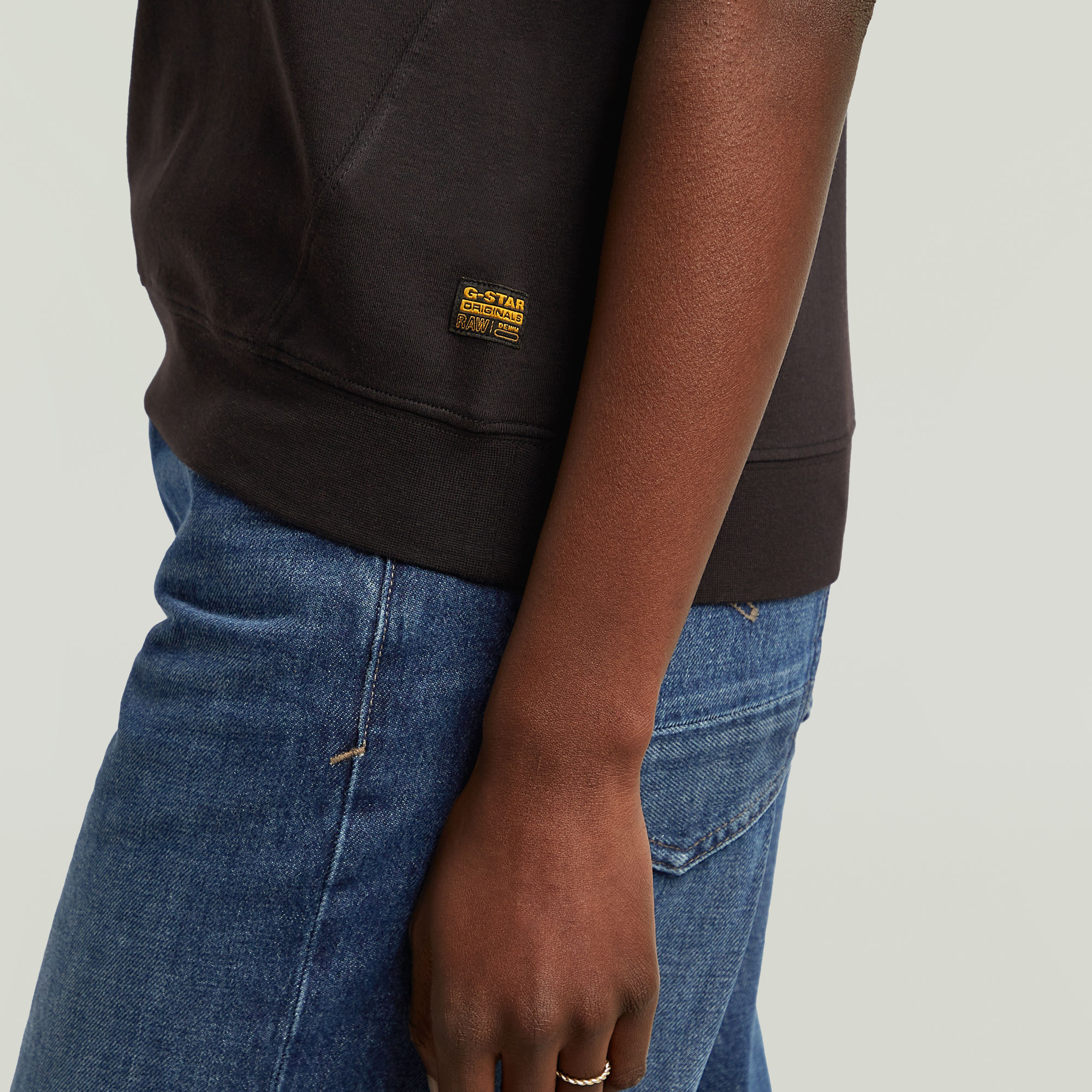 G-Star RAW Raglan T-shirt Zwart Dames