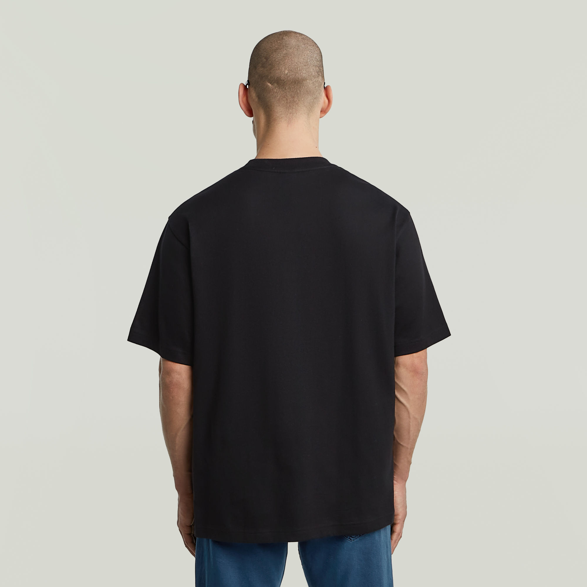 G-Star RAW Shipping Graphic Boxy T-shirt Zwart Heren