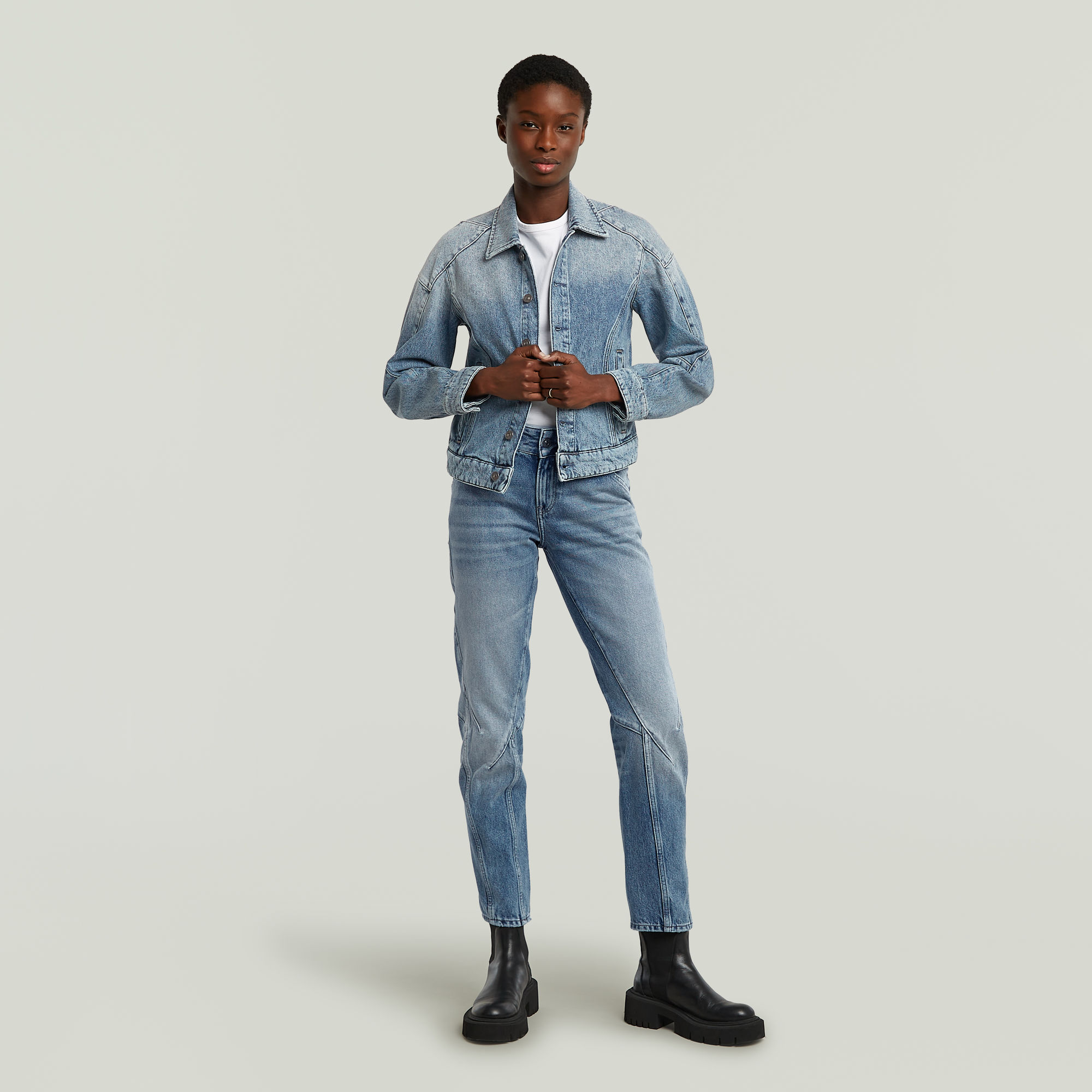 G-Star RAW Kitoh 3D Slim Jeans Lichtblauw Dames