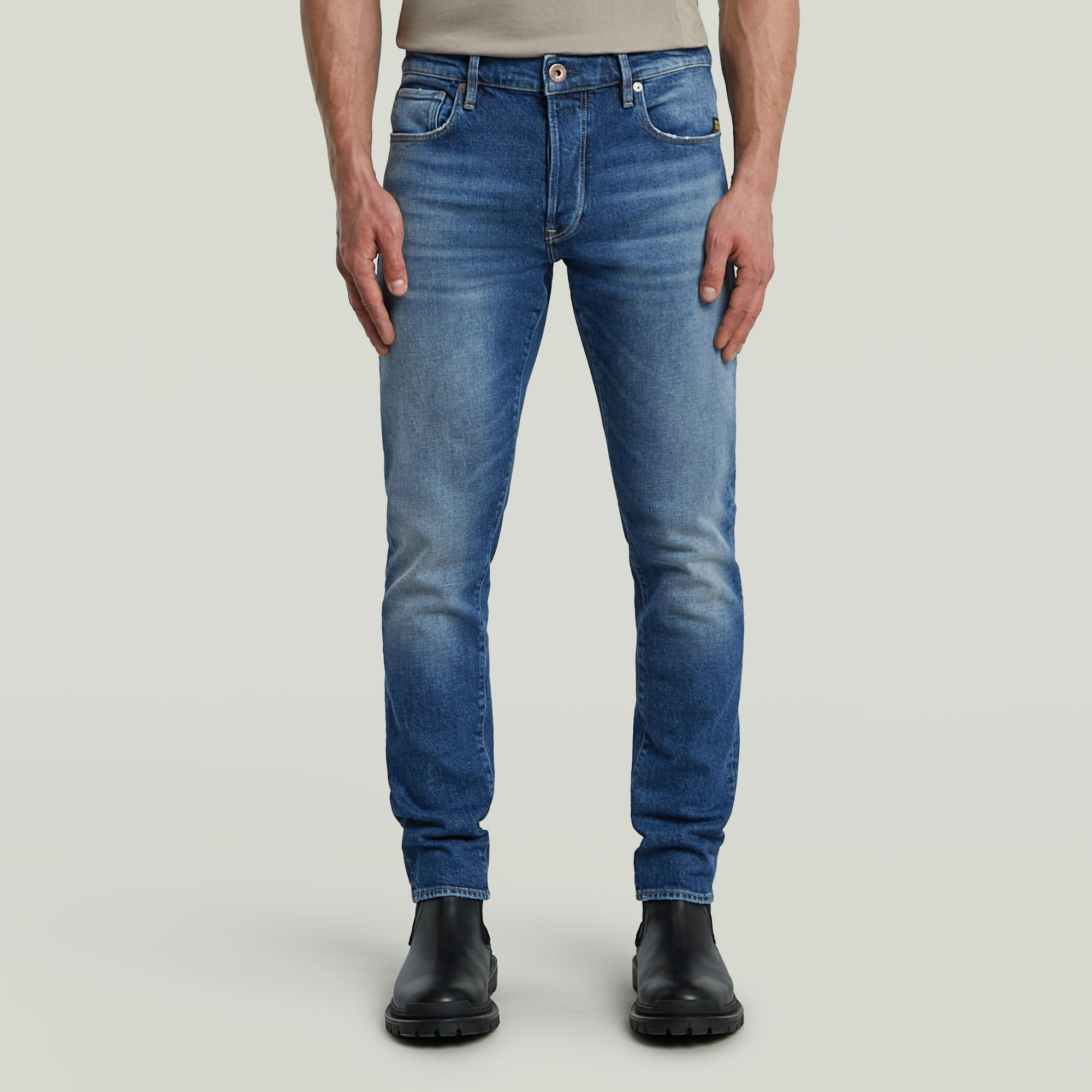 

3301 Slim Jeans - Medium blue - Men