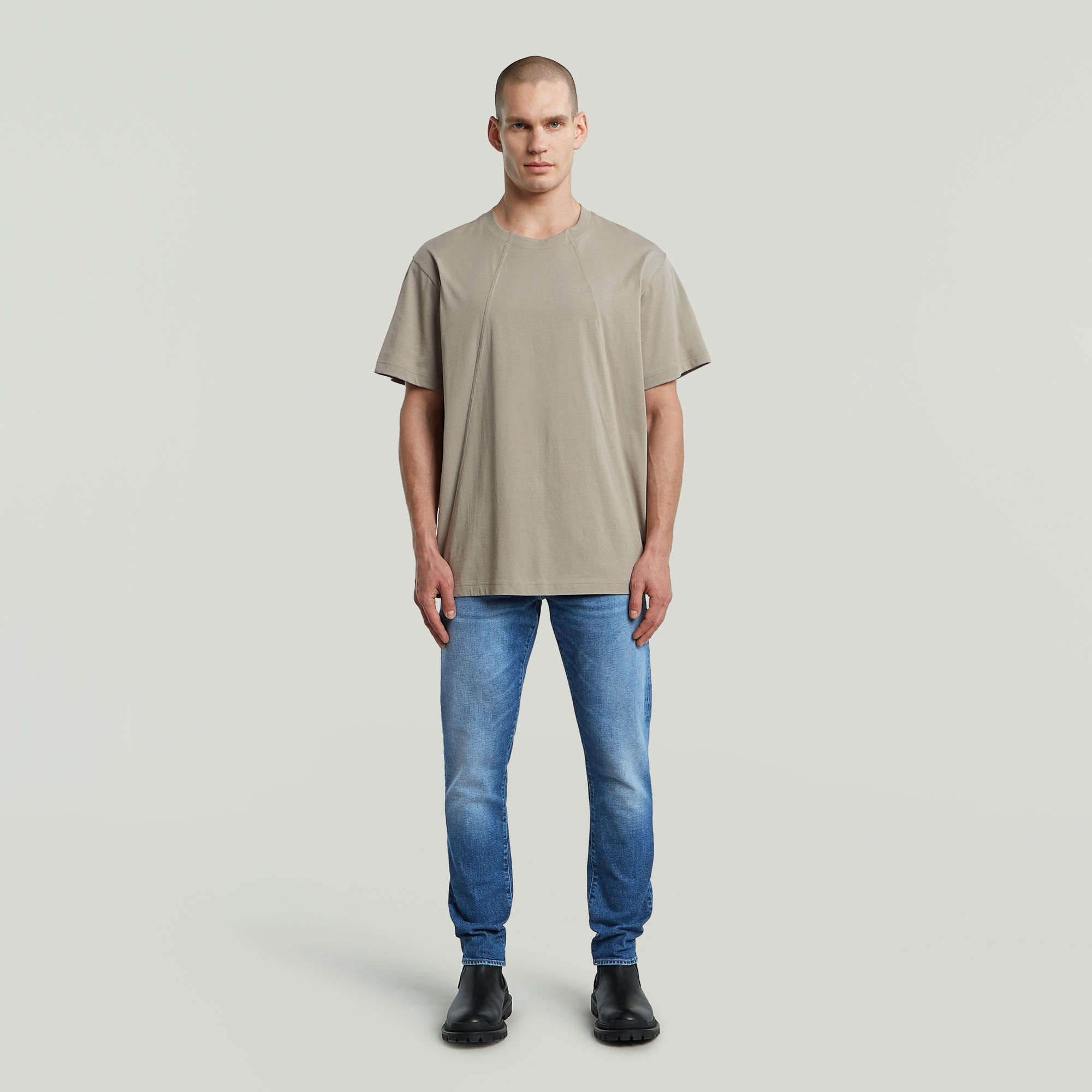 G-Star RAW A-Line Loose T-shirt Beige Heren