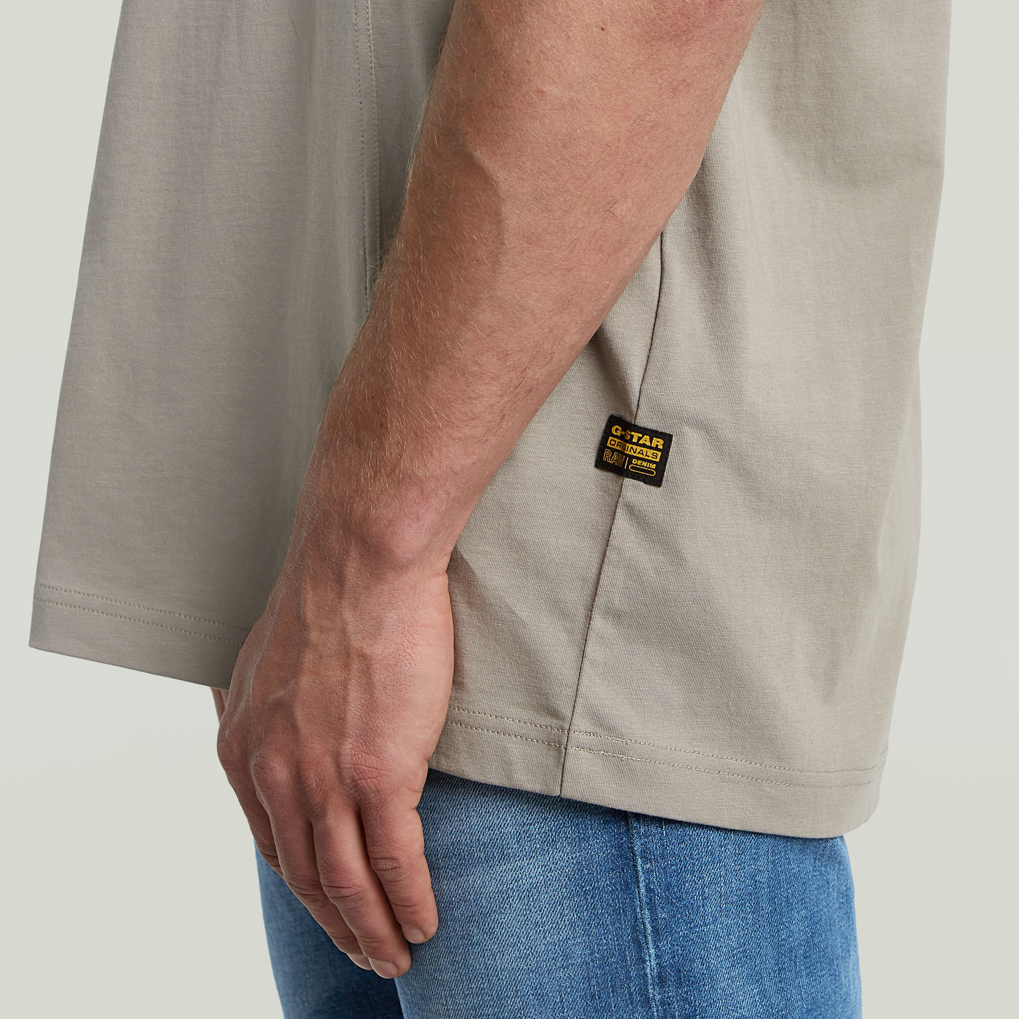 G-Star RAW A-Line Loose T-shirt Beige Heren