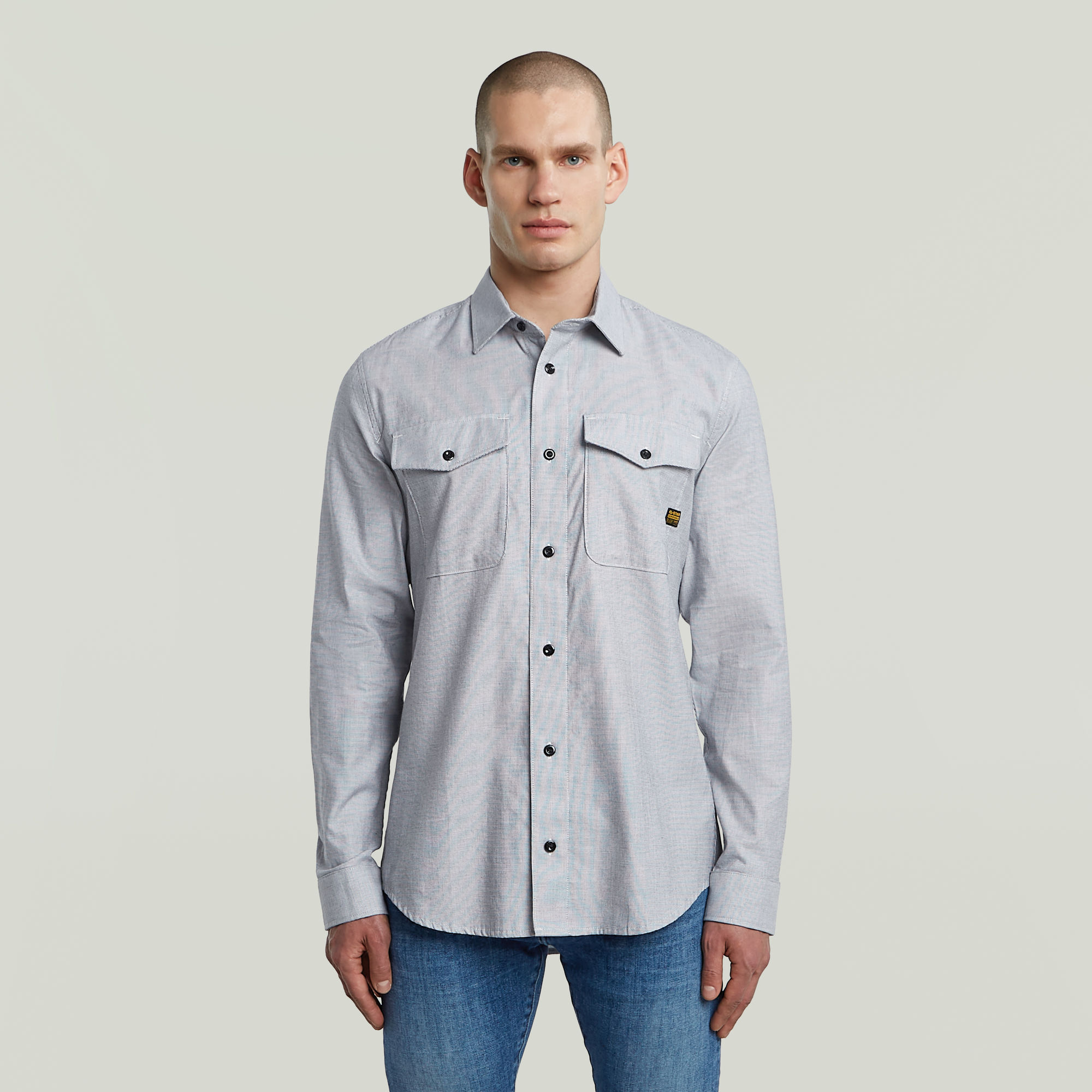 G-Star RAW Marine Slim Overhemd - Meerkleurig - Heren