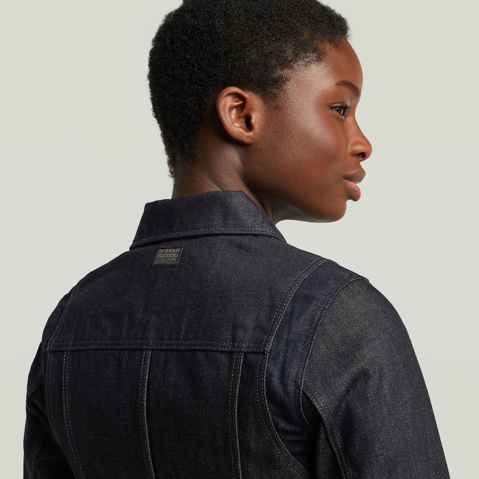 G-Star RAW Pitched Hem Slim Jack Donkerblauw Dames