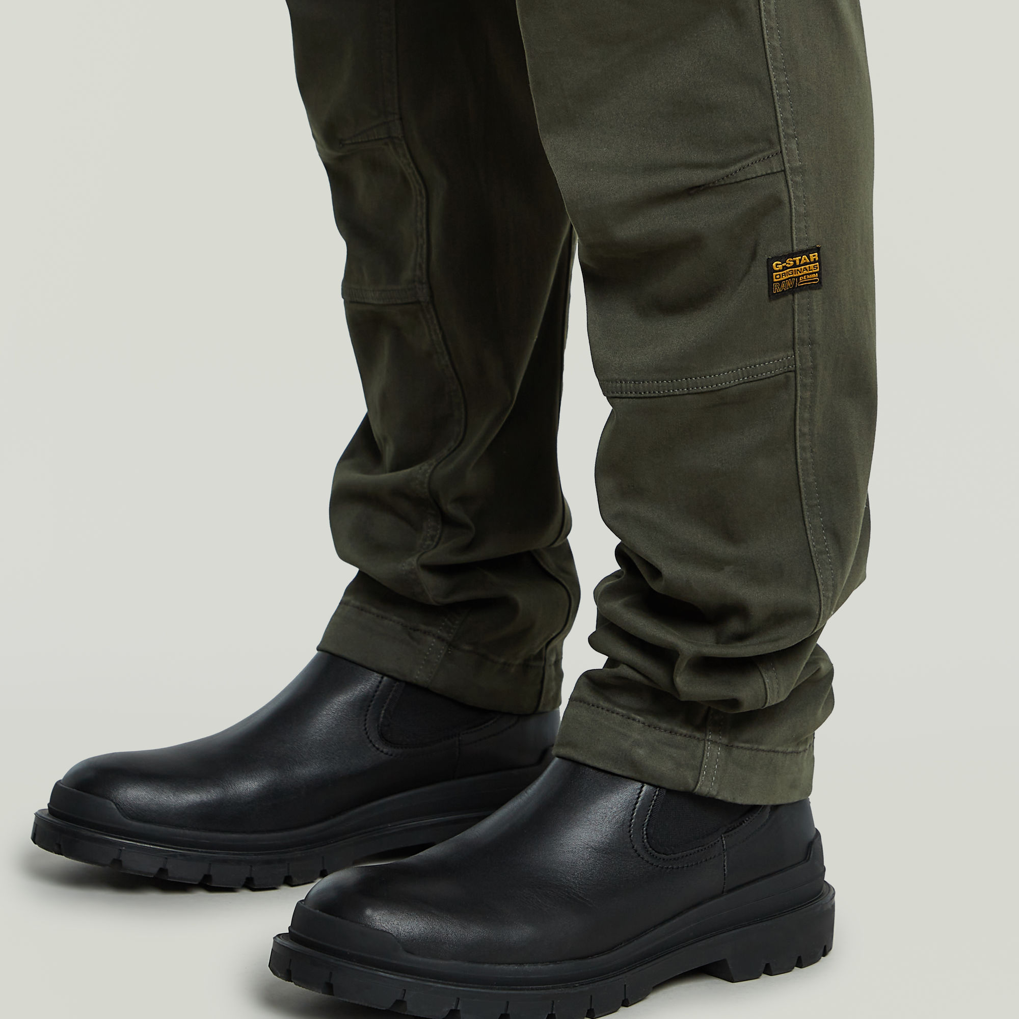 G-Star RAW Rovic Trainer Zip 3D Regular Tapered Grijs Heren