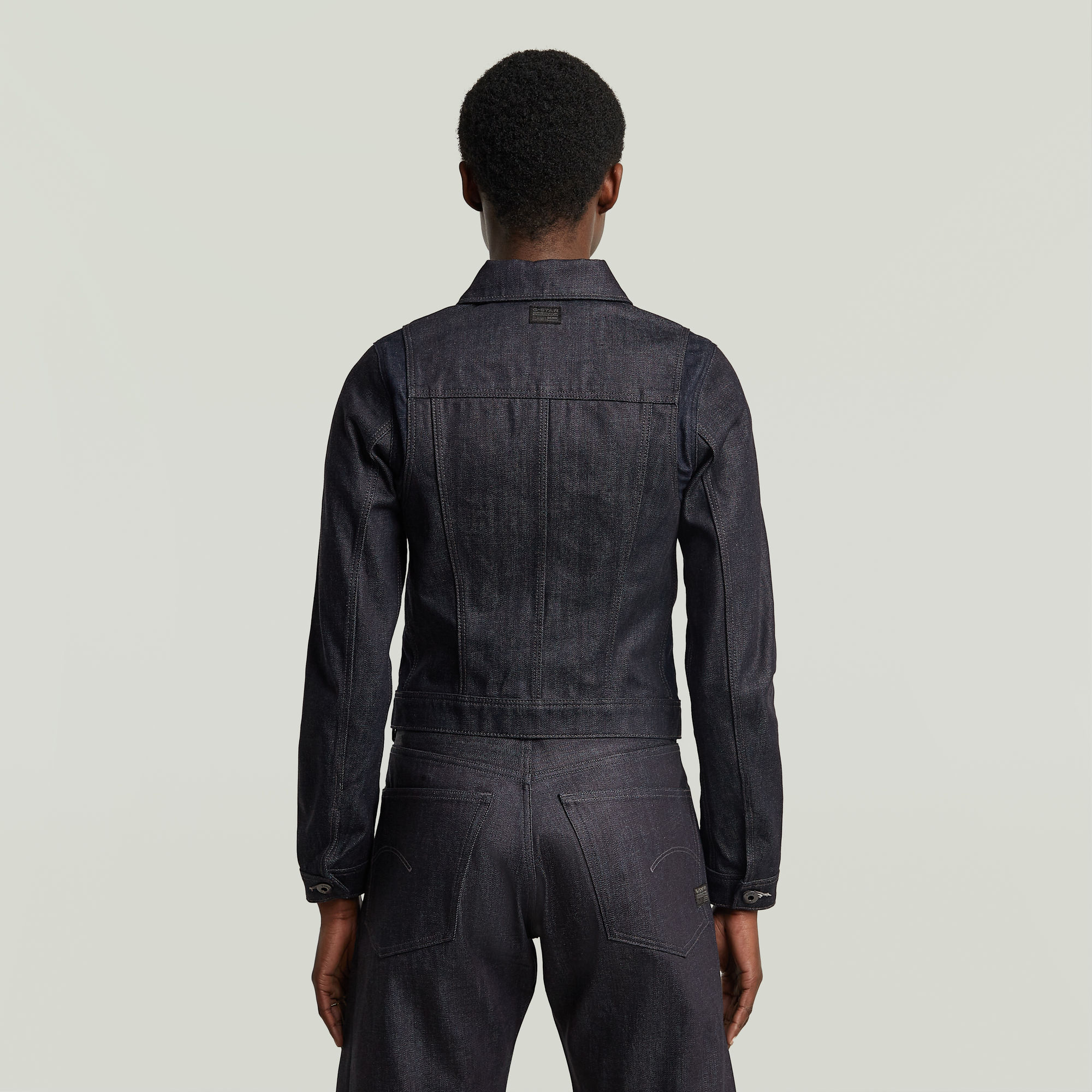 G-Star RAW Pitched Hem Slim Jack Donkerblauw Dames