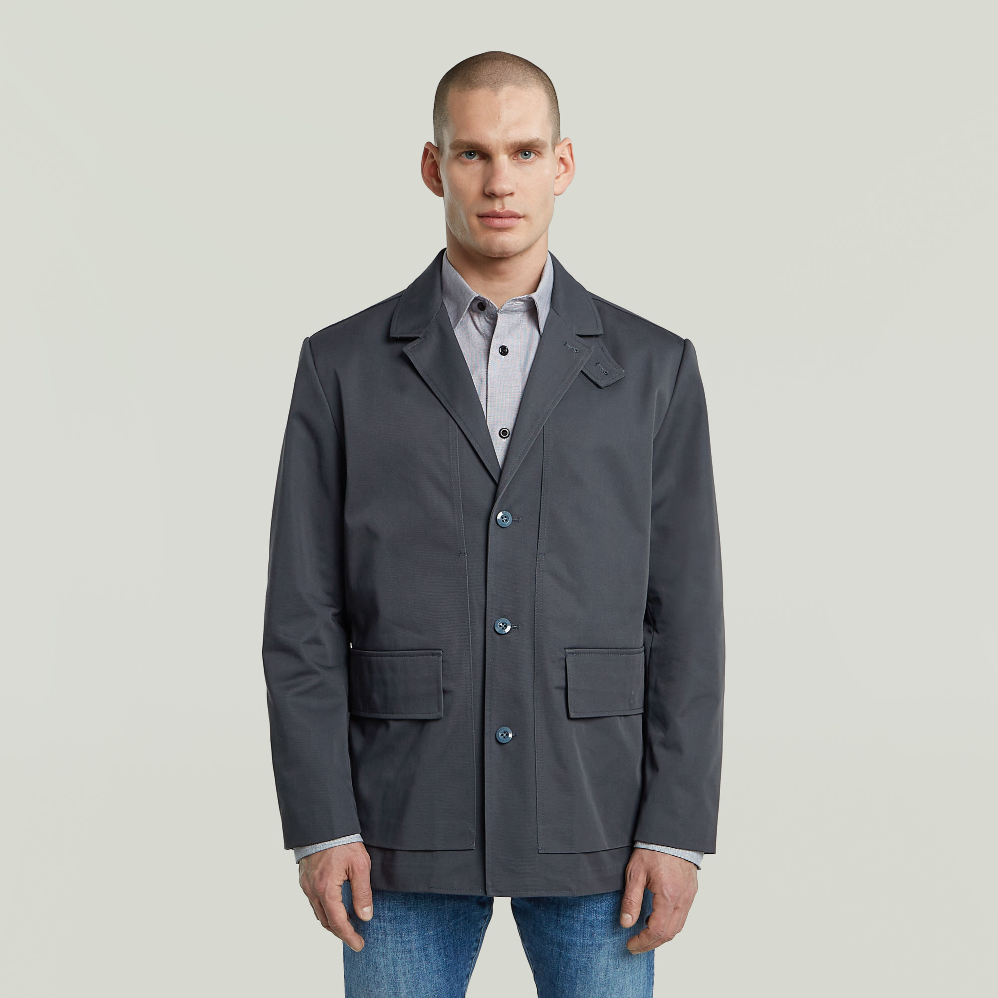 G-Star RAW 4 Pocket Blazer Donkerblauw Heren