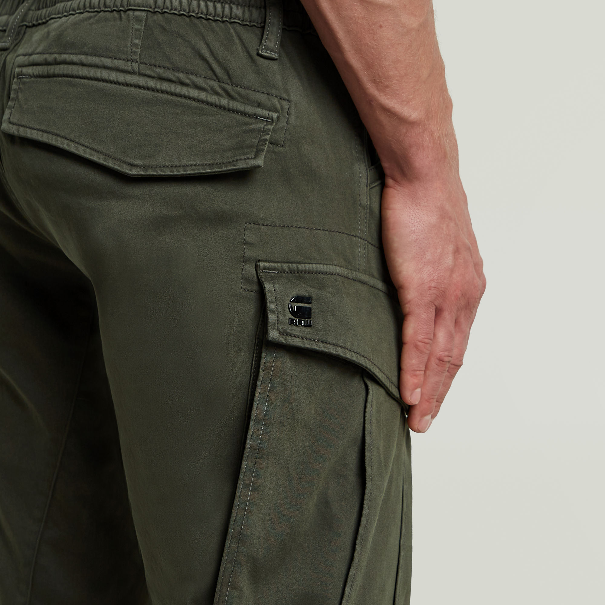 G-Star RAW Rovic Trainer Zip 3D Regular Tapered Grijs Heren