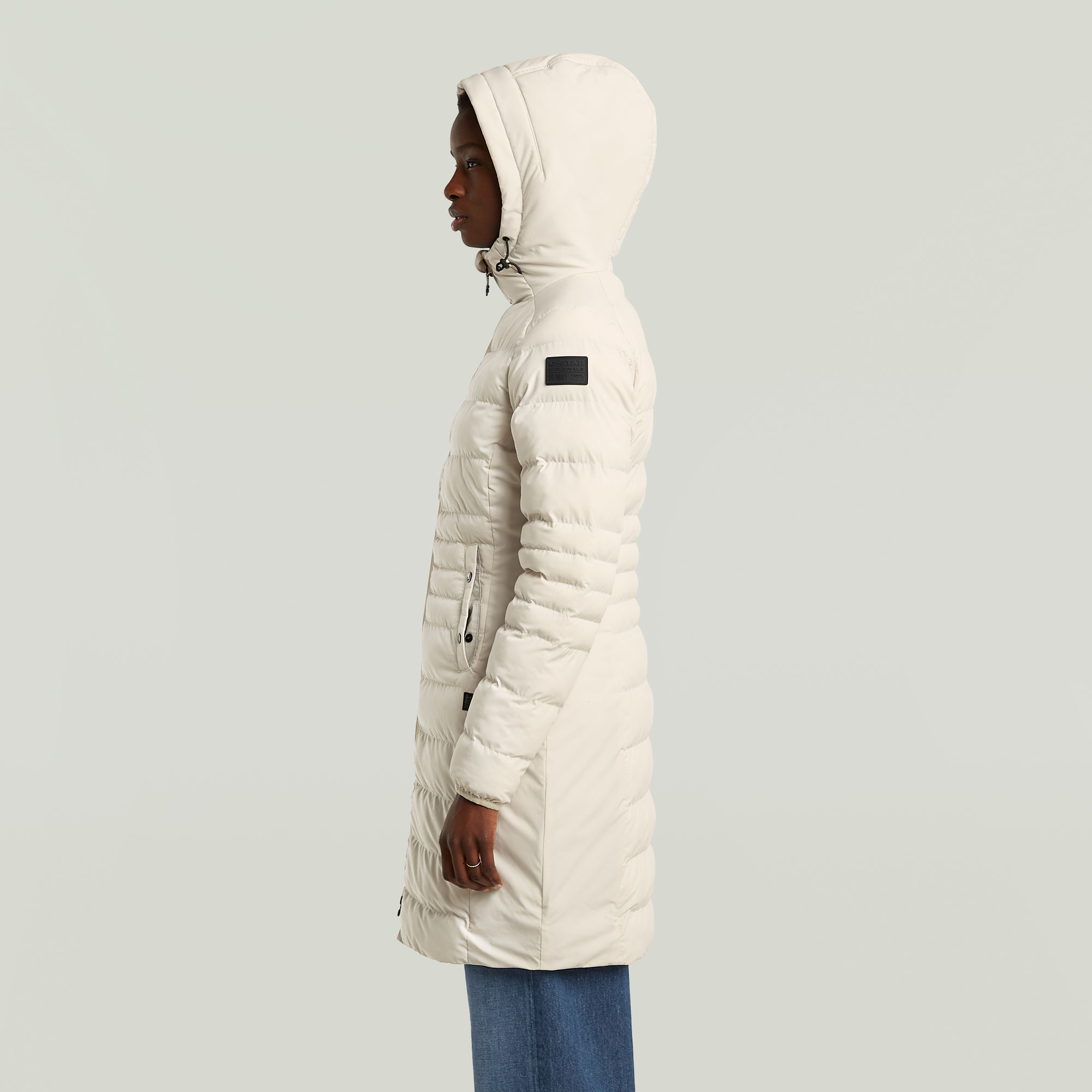 G-Star RAW Foundation Padded Long Jack Wit Dames
