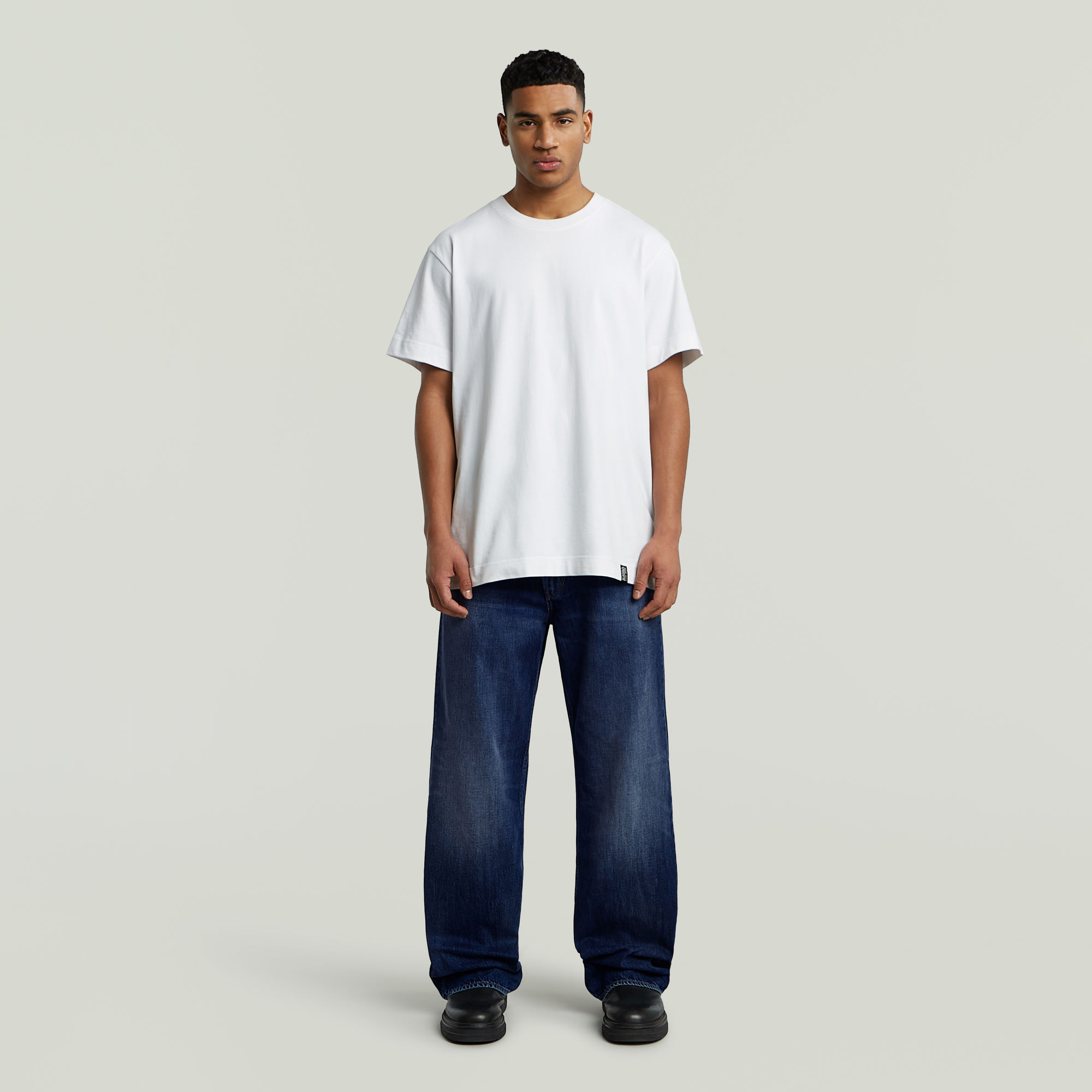 Thumbnail - Type 96 Loose Jeans - Mittelblau - Herren