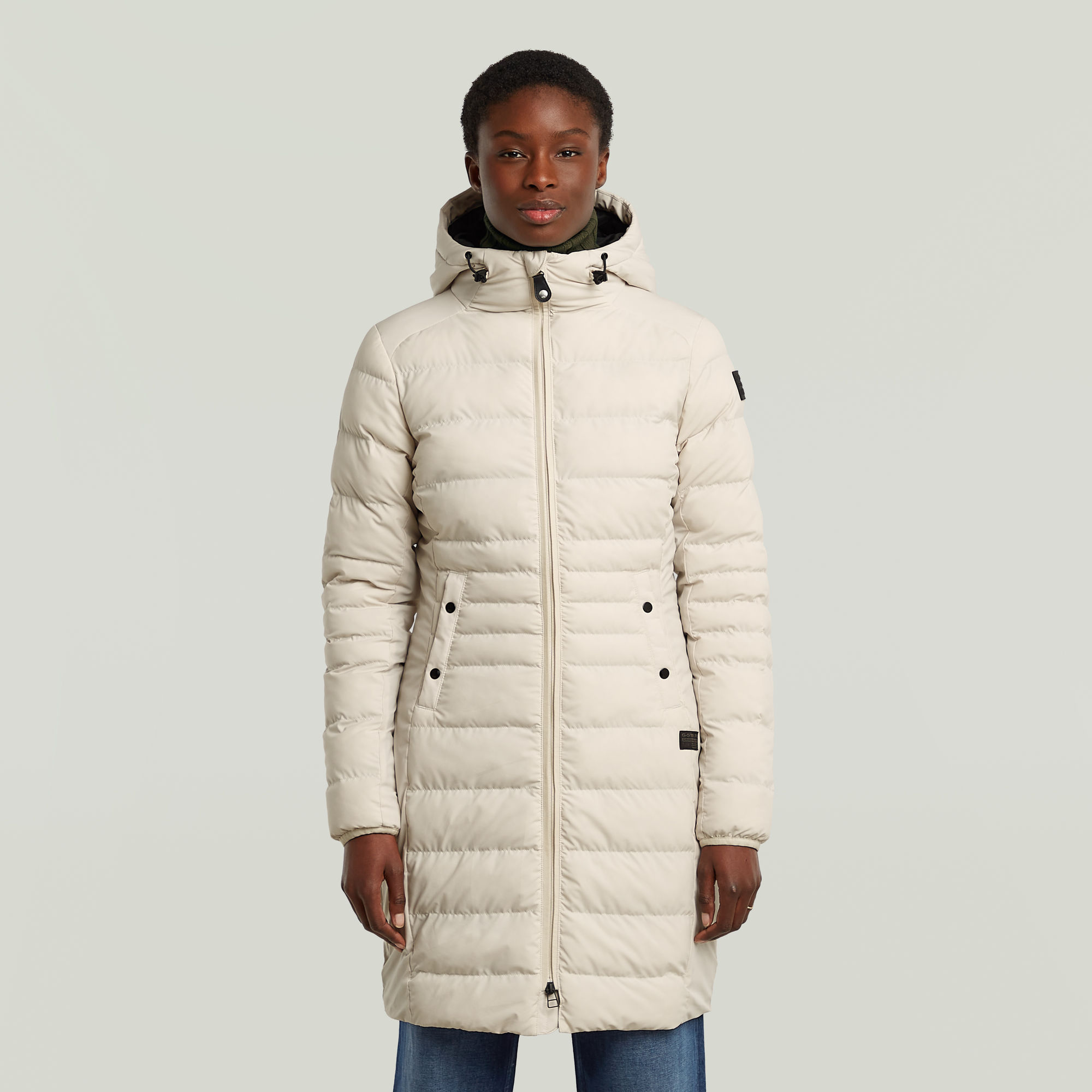 G-Star RAW Foundation Padded Long Jack Wit Dames