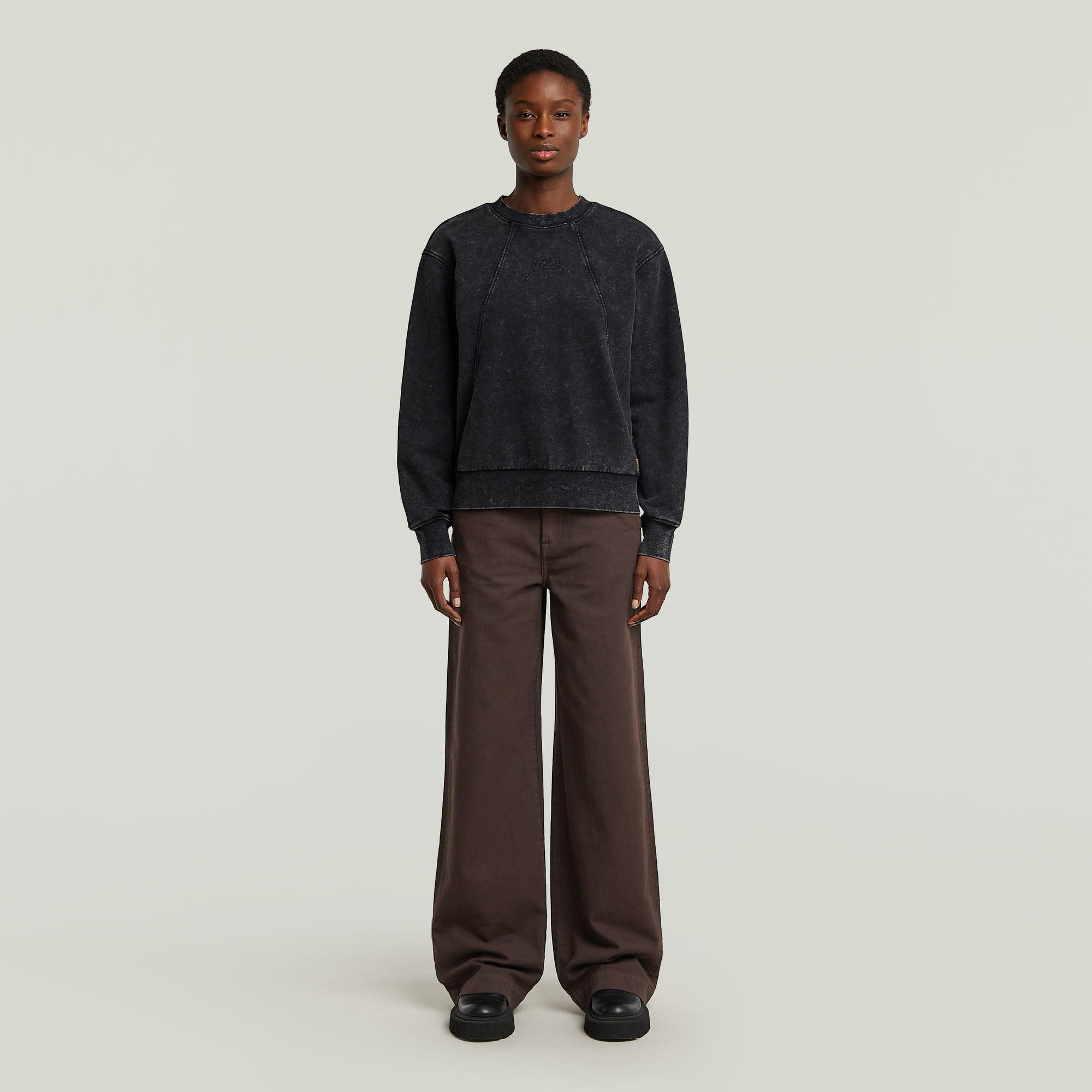 Thumbnail - Deck 2.0 High Loose Chino - Braun - Damen