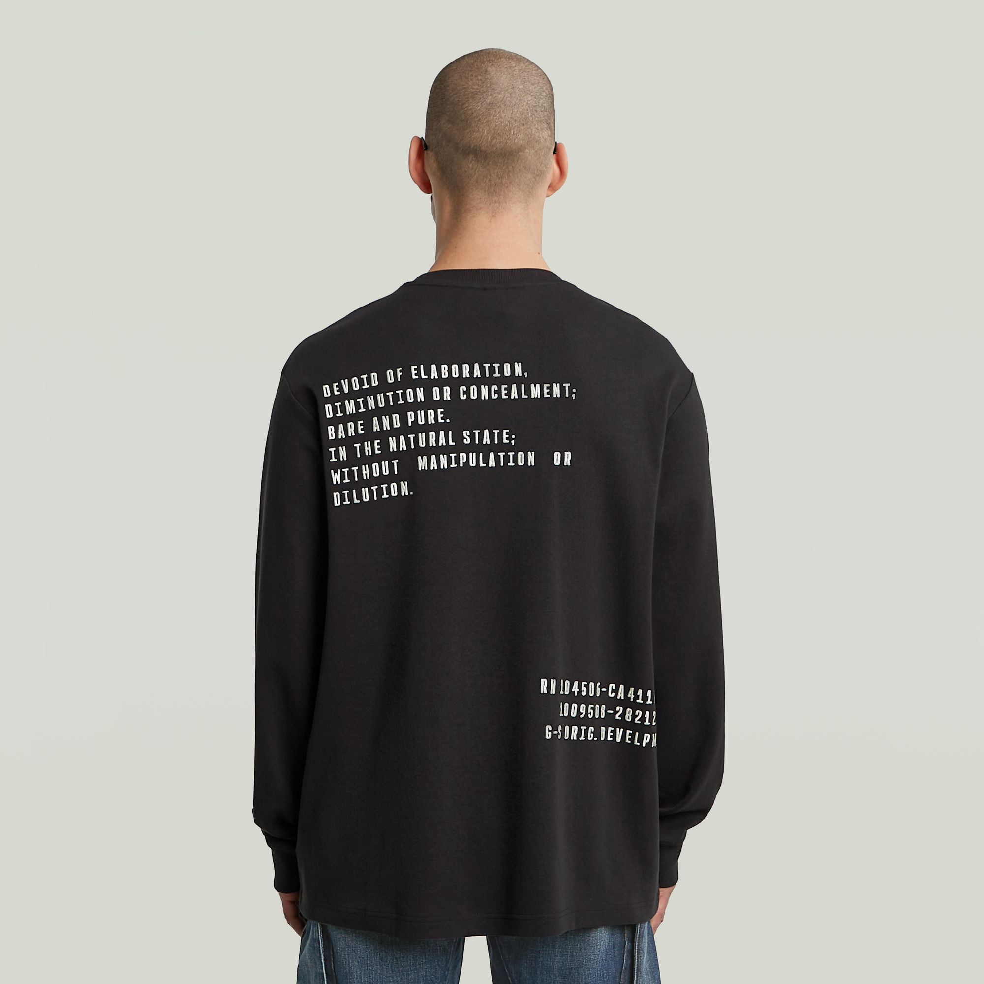 T-shirt Back Embro Text Loose - s - G-Star RAW - Modalova