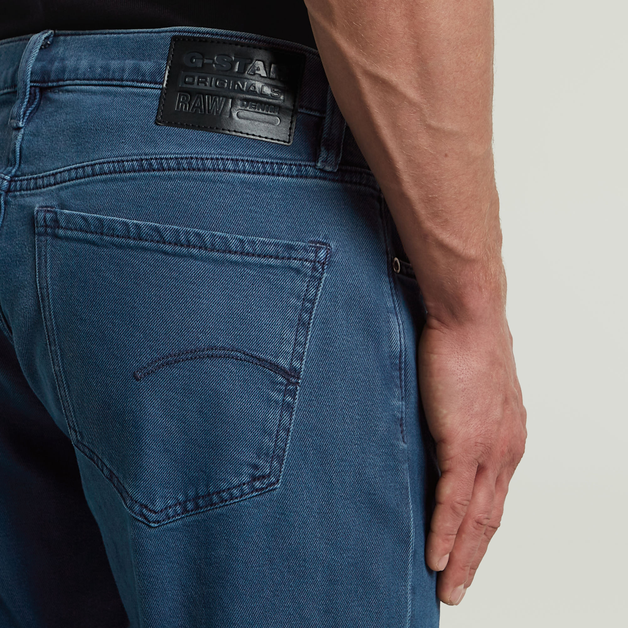G-Star RAW Mosa Straight Jeans Midden blauw Heren
