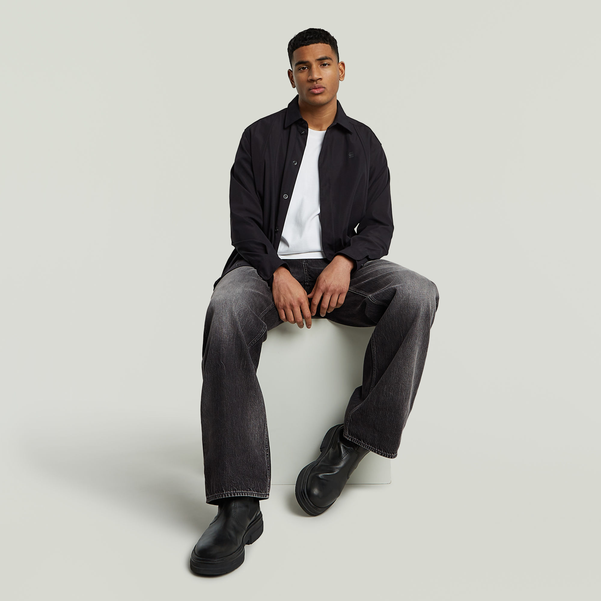 G-Star RAW Type 96 Loose Jeans Grijs Heren