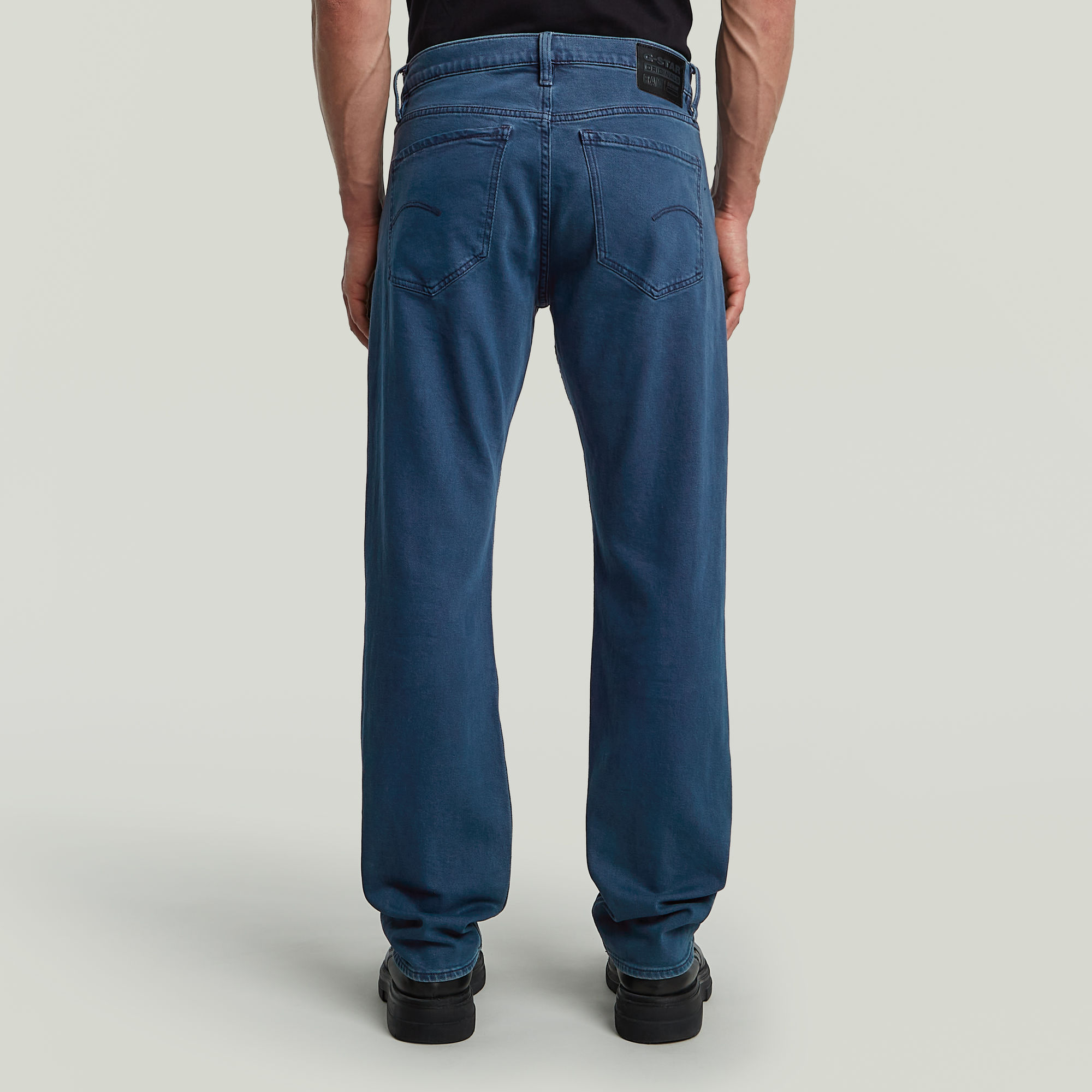 G-Star RAW Mosa Straight Jeans Midden blauw Heren