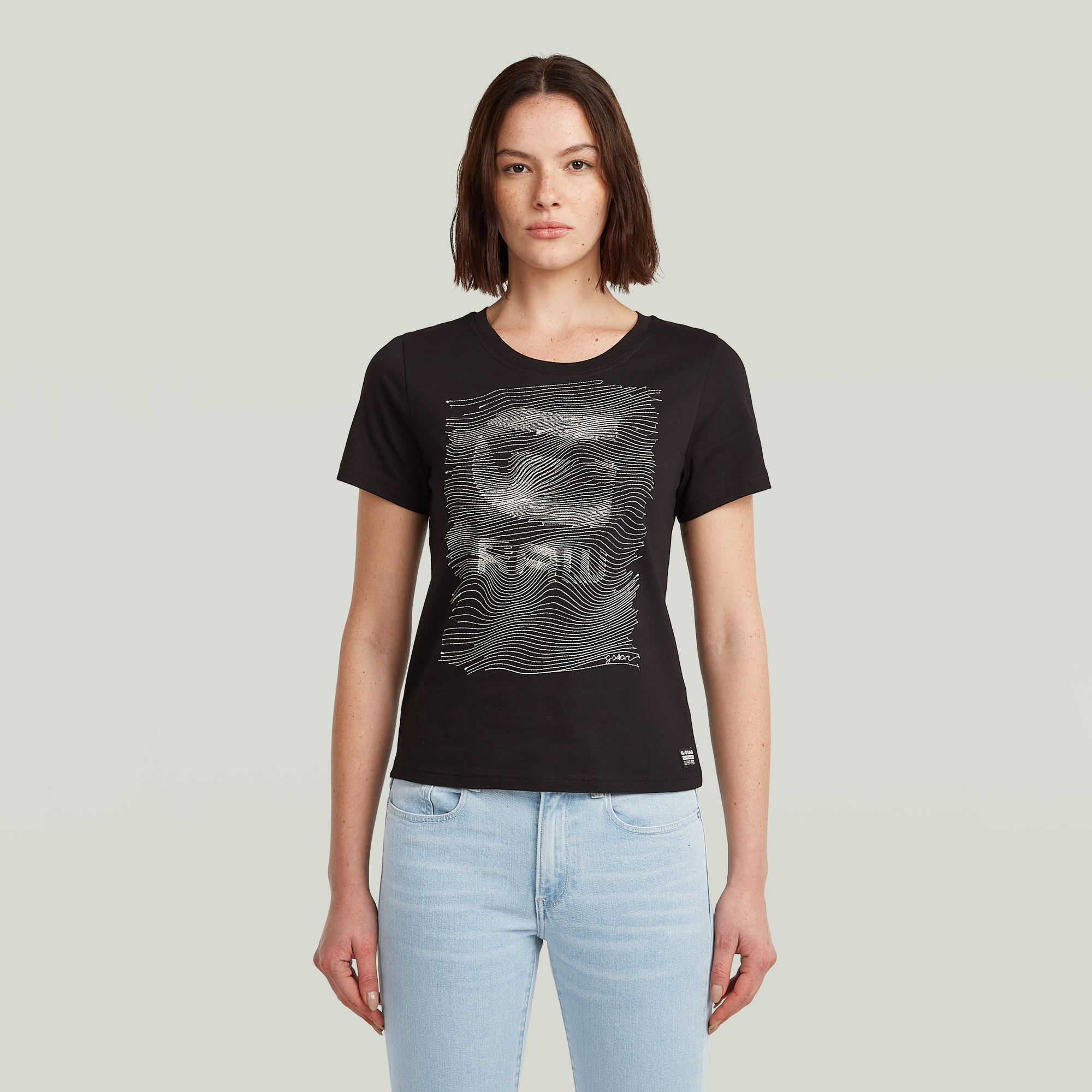 

Graphic Top - Black - Women