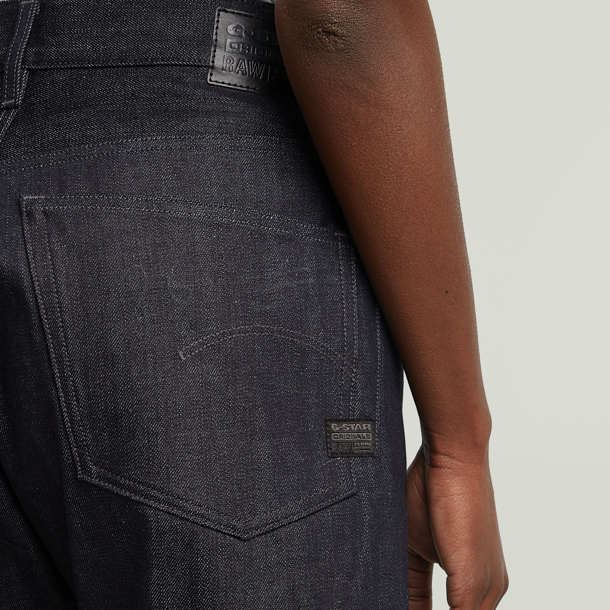 G-Star RAW Contor 3D Wide Jeans Donkerblauw Dames