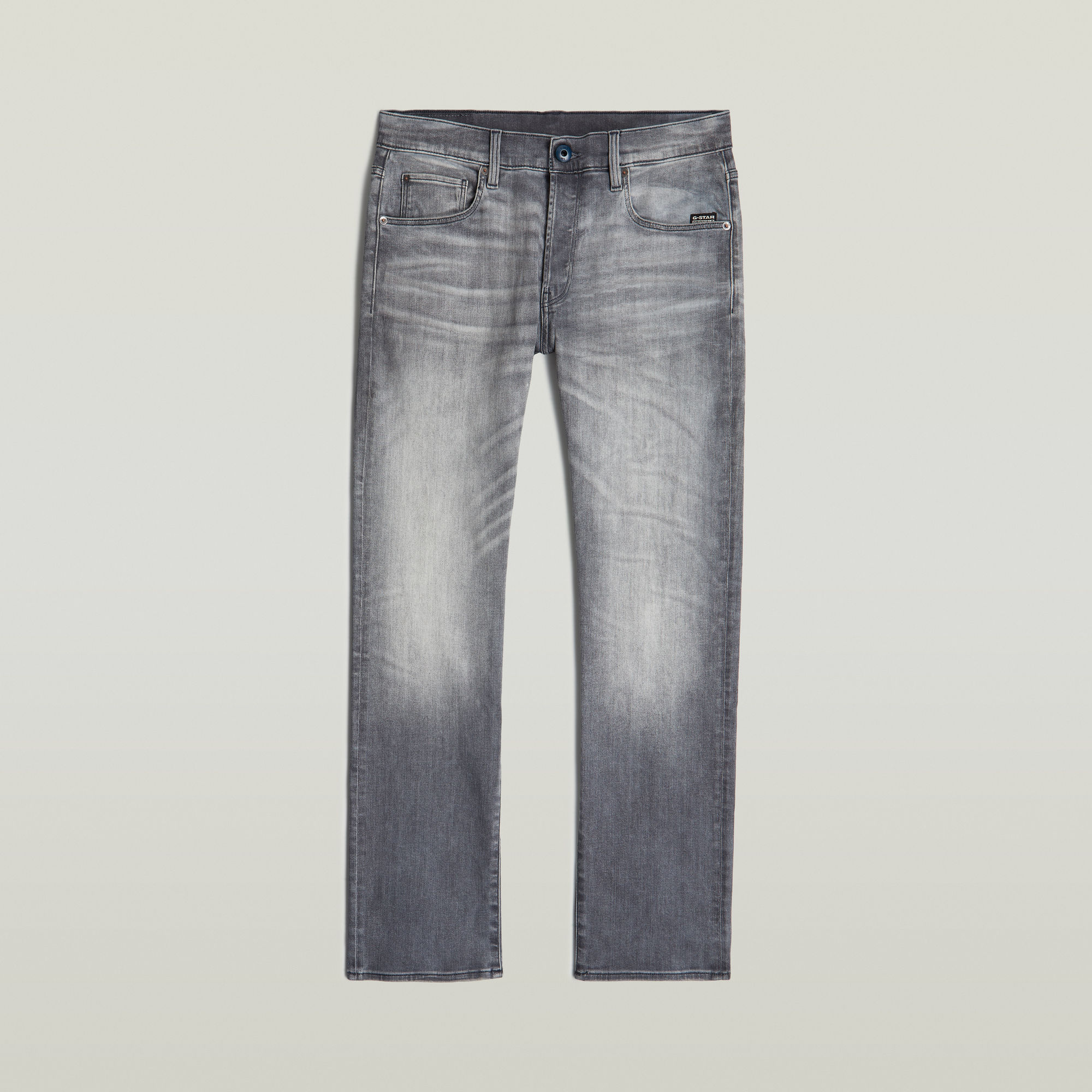 G-Star RAW 3301 Straight Jeans Grijs Heren
