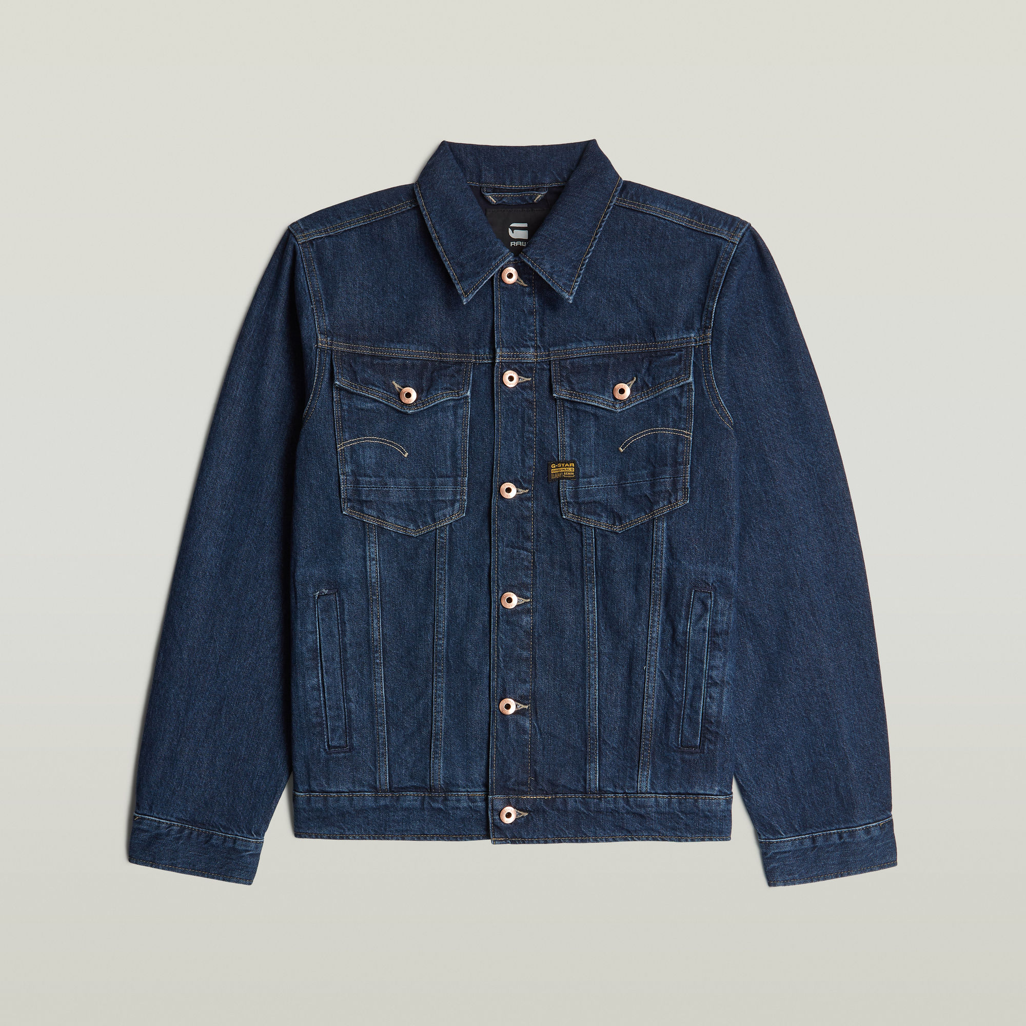 G-Star RAW Arc 3D Denim Jack Donkerblauw Heren