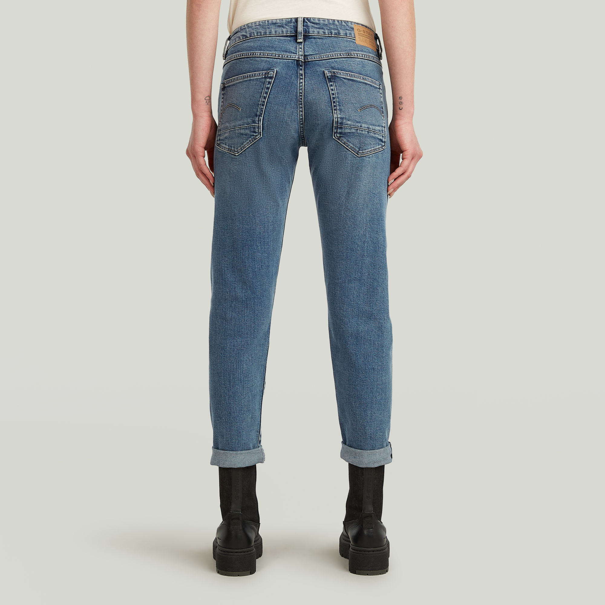 G-Star RAW Kate Boyfriend Jeans Midden blauw Dames