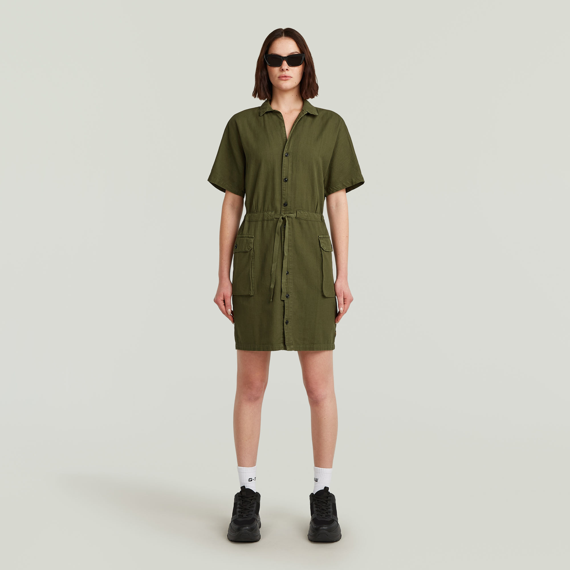 G-Star RAW Soft Utility Jurk Groen Dames