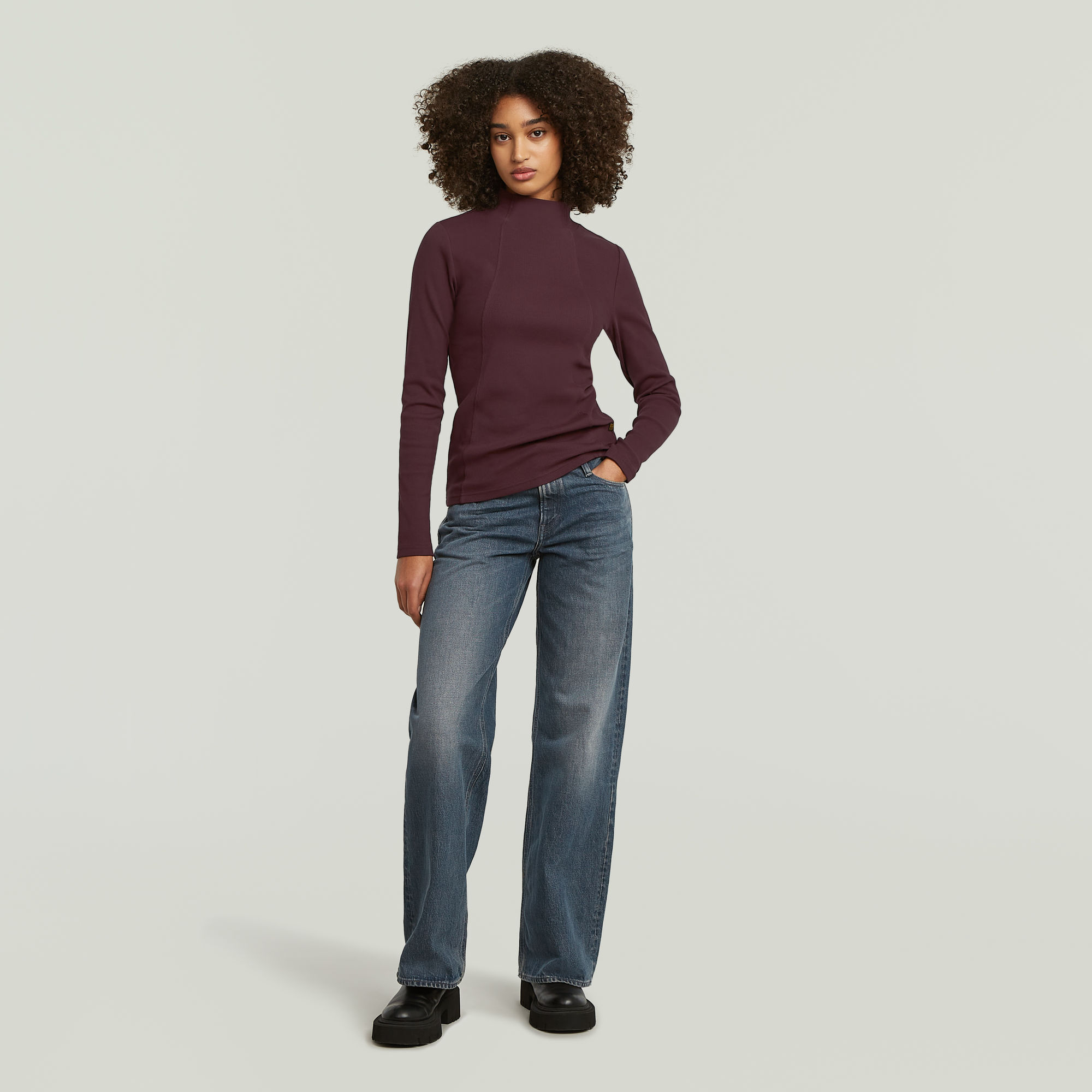 G-Star RAW Judee Loose Jeans Donkerblauw Dames
