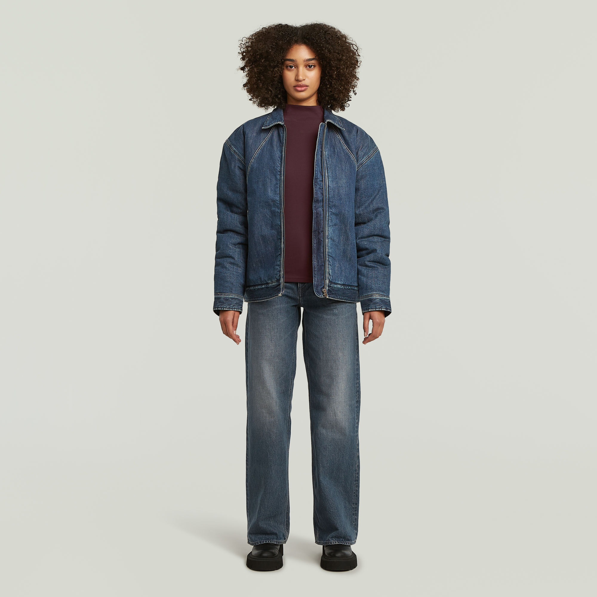 G-Star RAW Judee Loose Jeans Donkerblauw Dames