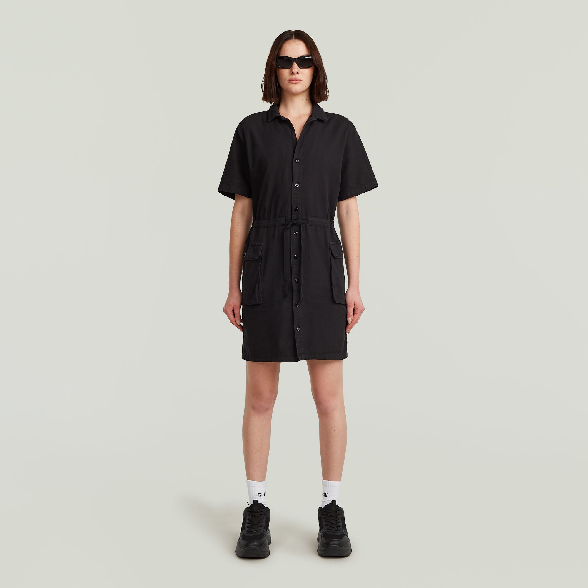 G-Star RAW Soft Utility Jurk Zwart Dames