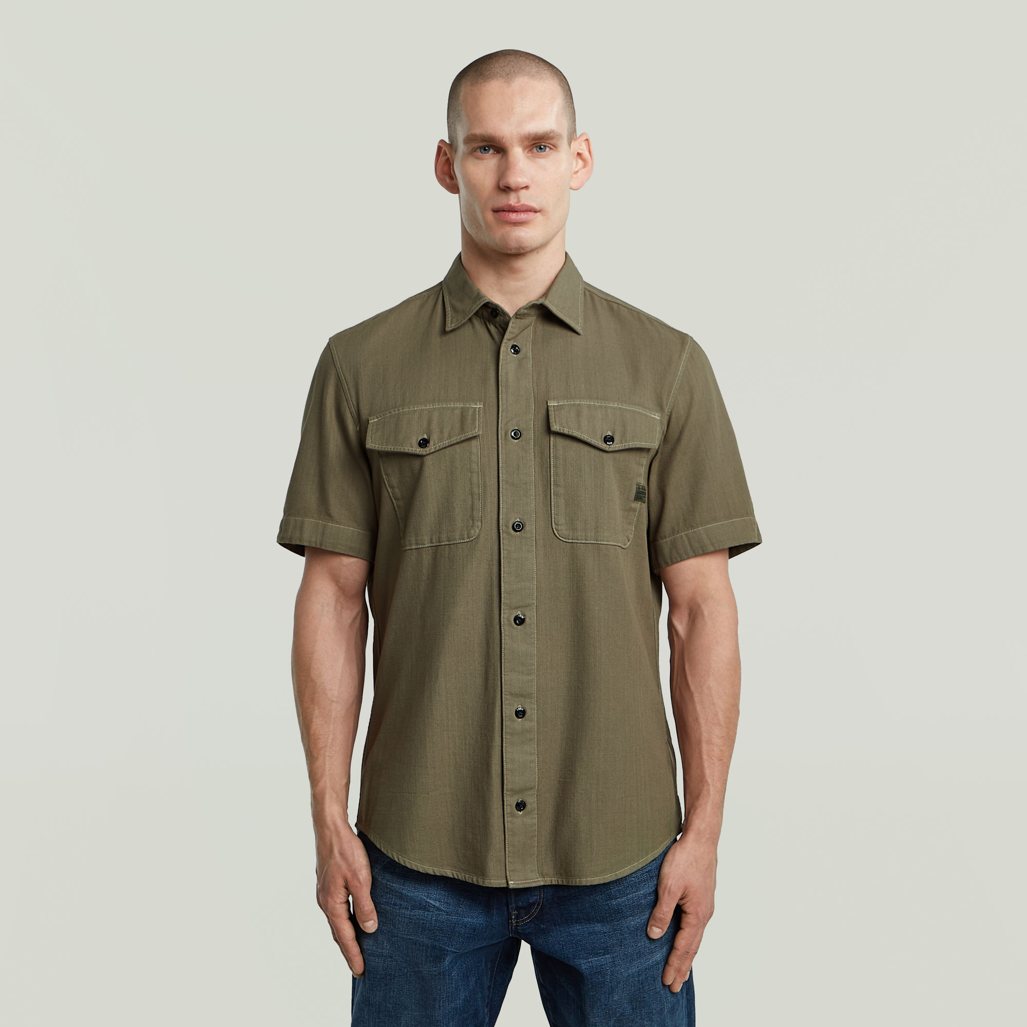 

Marine Slim Shirt - Green - Men