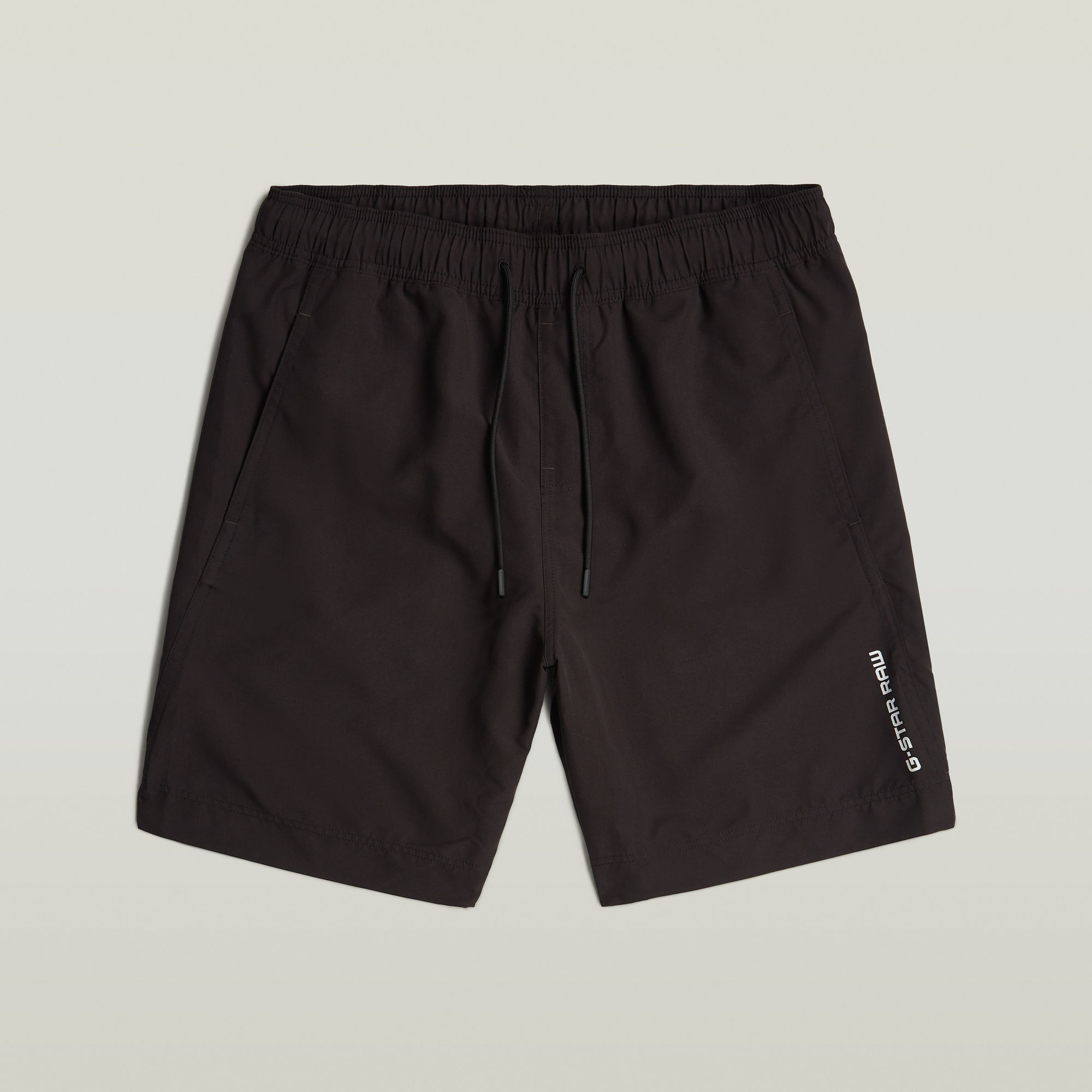 Long Badeshorts - Schwarz - Herren